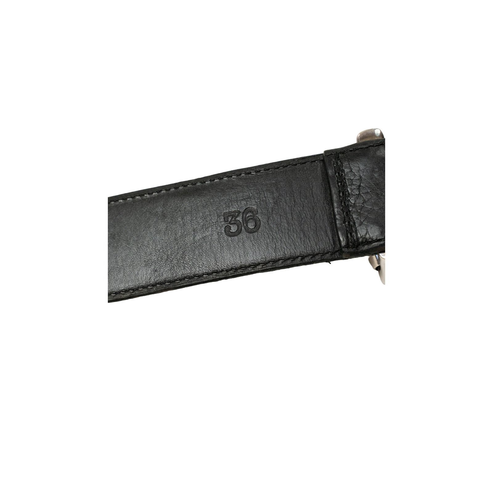 Chrome Hearts Black Leather Roller Belt Size 30 - 3 Thumbnail