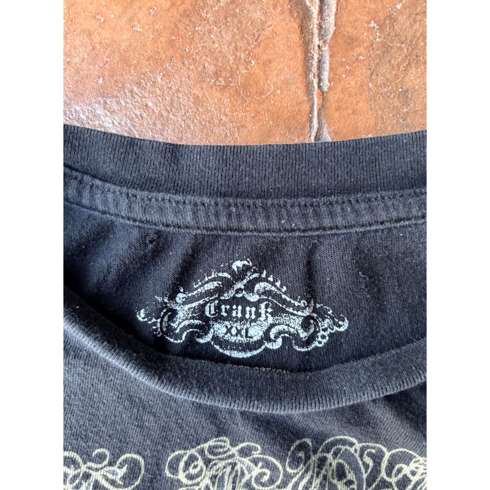 Vintage VINTAGE Crank T-Shirt Cyber Grunge XL Black Short Sleeve Crew Neck Graphic Print - Mens Size US XL / EU 56 / 4 - 2 Thumbnail
