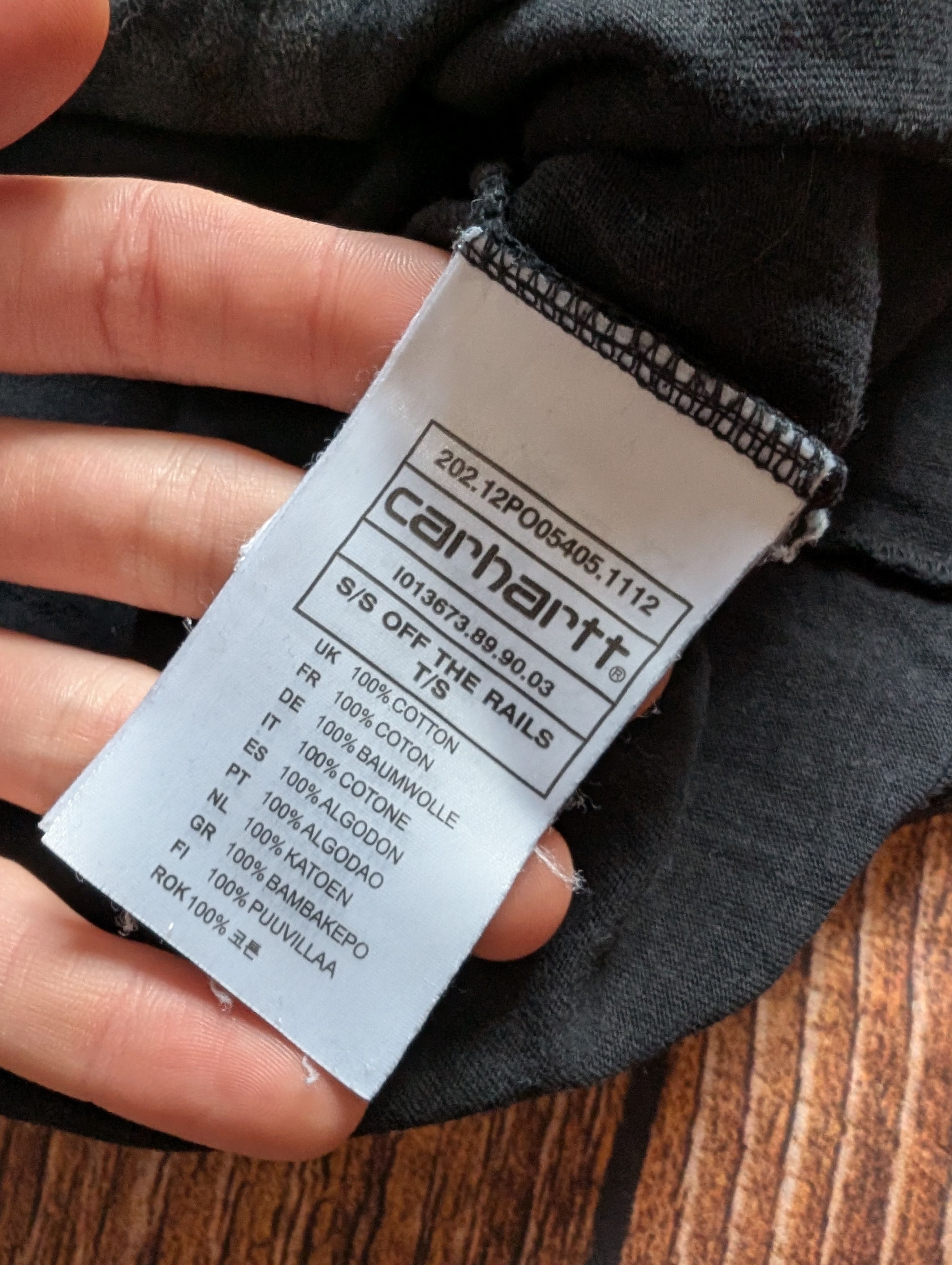Carhartt × Vintage Black vintage Carhartt train tee t shirt Size US S / EU 44-46 / 1 - 3 Thumbnail