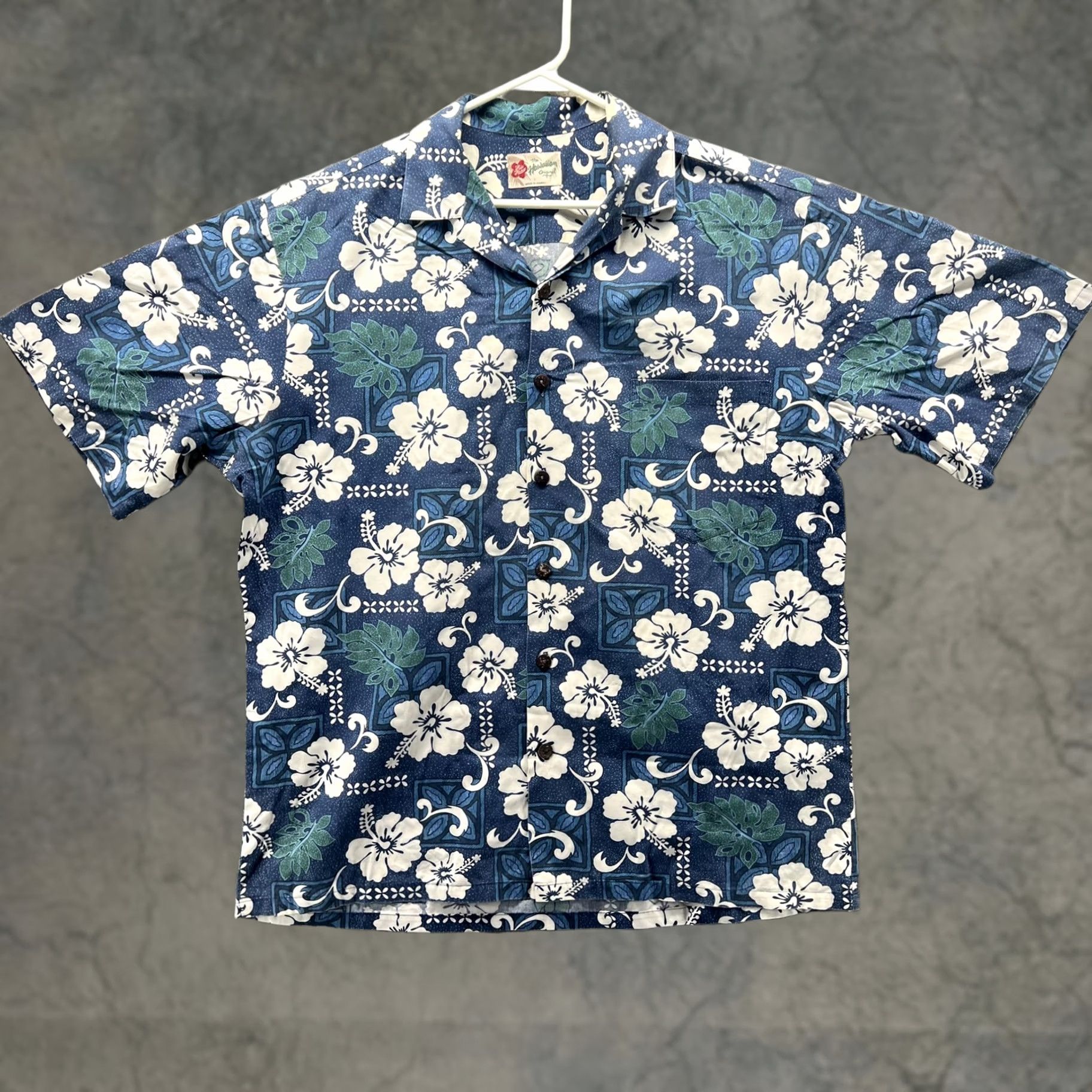 Hilo Hattie Hilo Hattie Shirt Mens Large Blue Hawaiian Camp Button Front Made In Hawaii Size US L / EU 52-54 / 3 - 1 Thumbnail