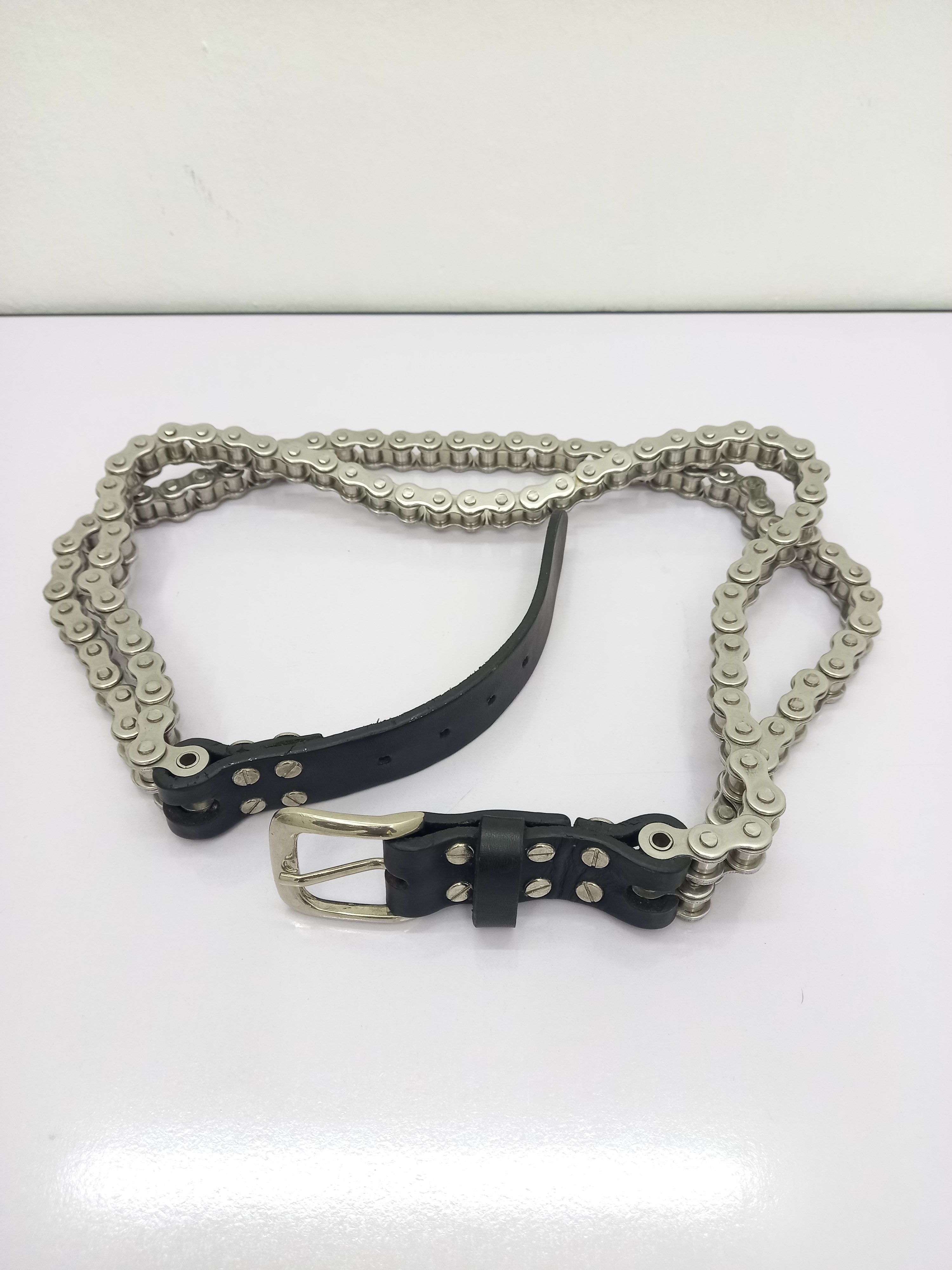 Balmain Biker Belt 2010 Balmain by Decarnin heavy metal leather chain belt main image 2
