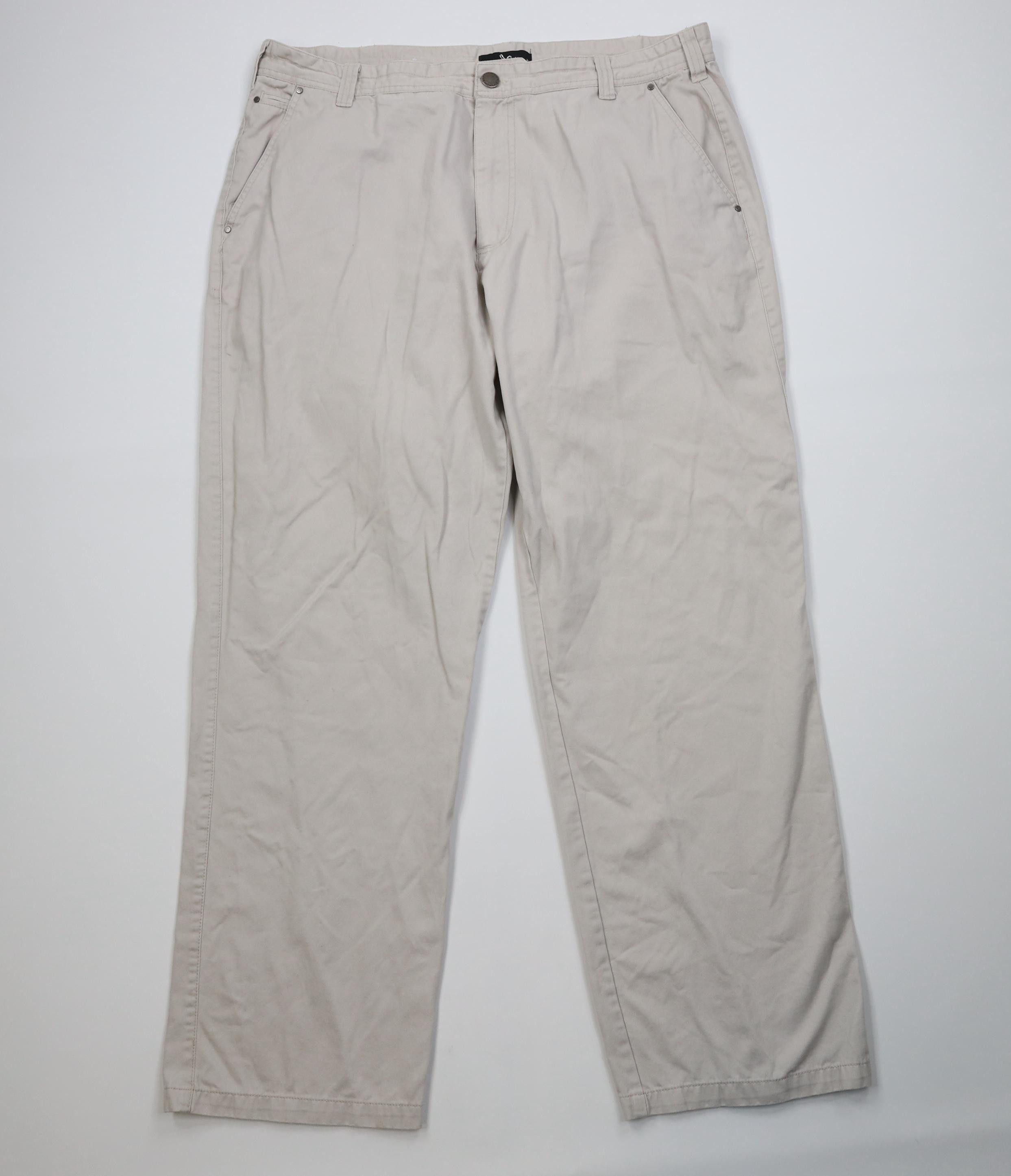 Marc Ecko Vintage 90s Y2K Marc Ecko Baggy Wide Leg Pants Stone Cotton Size US 40 / EU 56 - 1 Thumbnail
