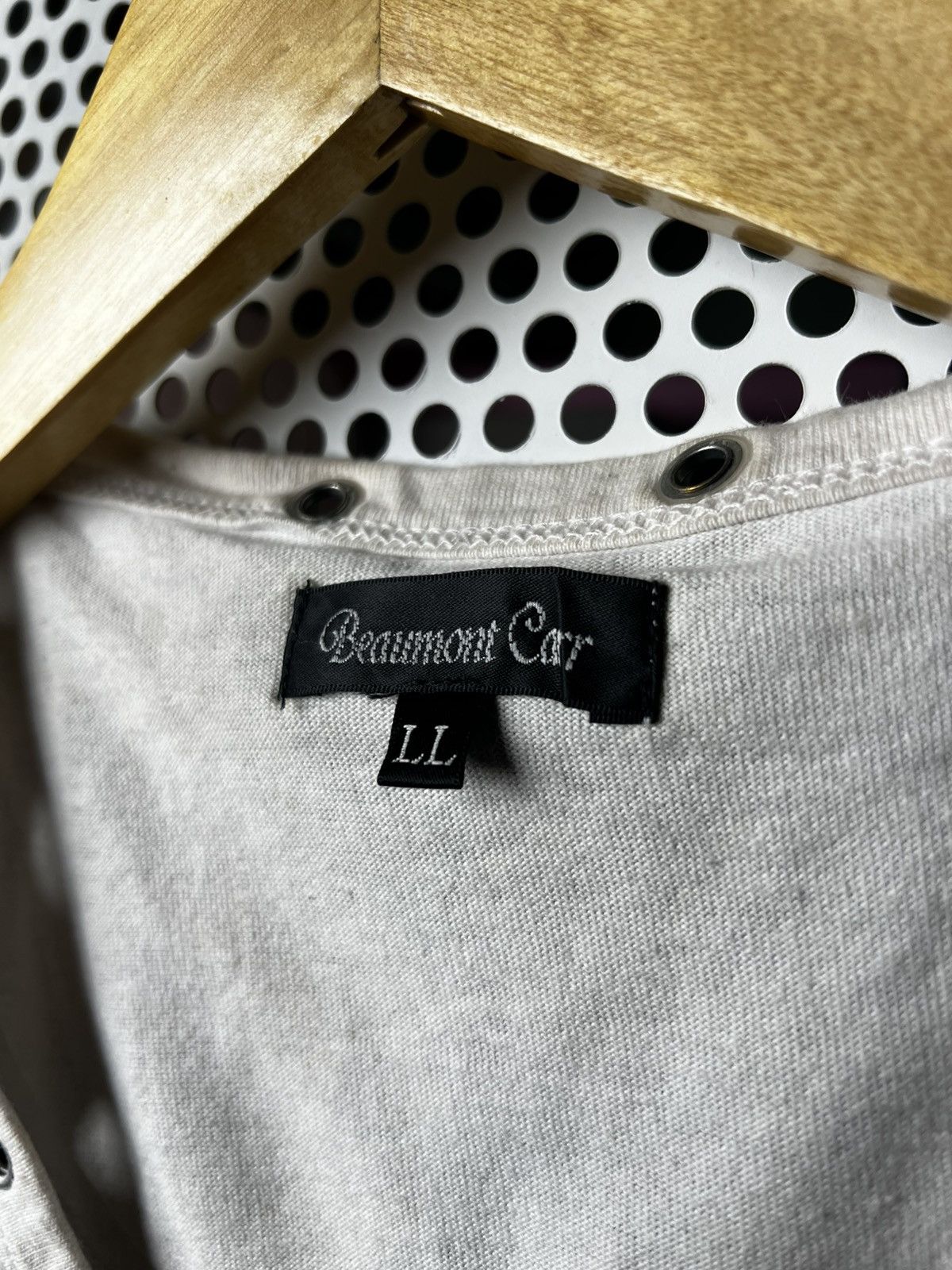 If Six Was Nine Vkei Beaumont Carr Lace Up Double Layered Poem Longsleeve Size US L / EU 52-54 / 3 - 5 Thumbnail