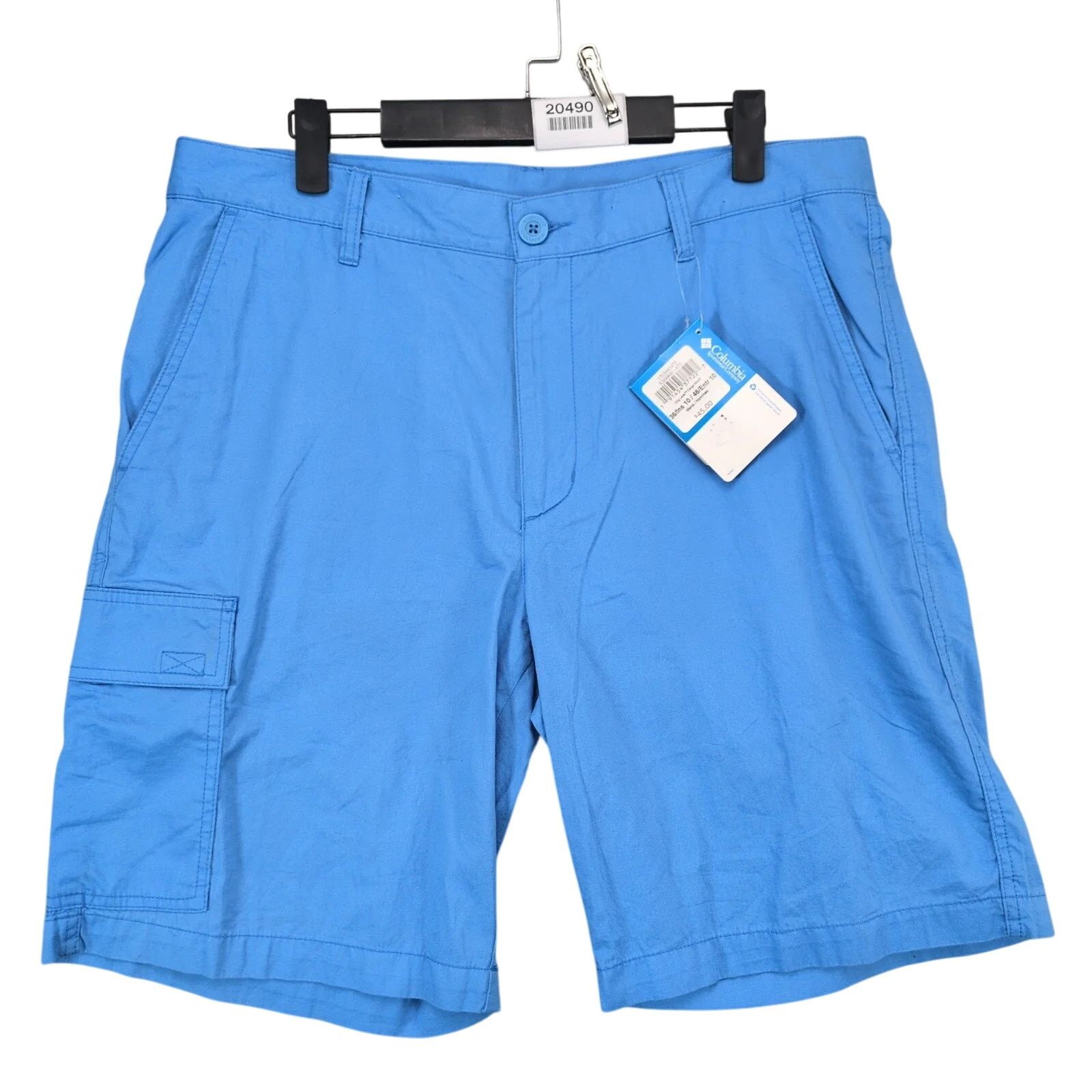Columbia NWT Columbia Dog Lake Cargo Shorts Men's 36x10 Blue Cotton Size US 36 / EU 52 - 1 Thumbnail