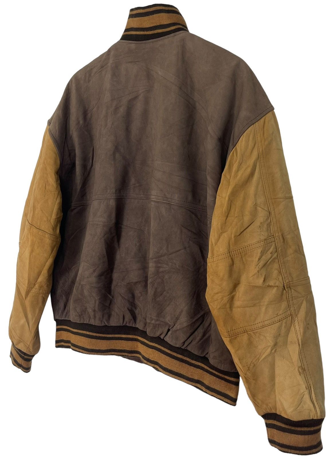 Genuine Leather Vintage Ash Creek Varsity Leather Jacket Size US XL / EU 56 / 4 - 5 Thumbnail