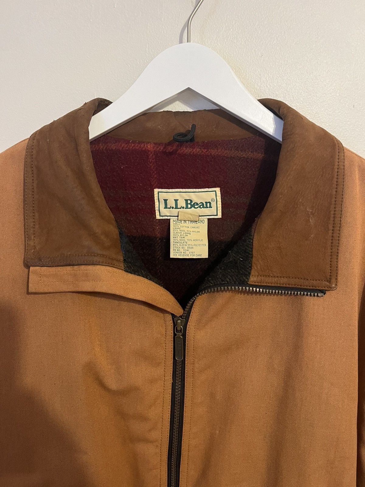Japanese Brand × L.L. Bean × Vintage L.L Bean 1960s Vintage Detroit Style Jacket Flannel Lined Size US L / EU 52-54 / 3 - 2 Thumbnail
