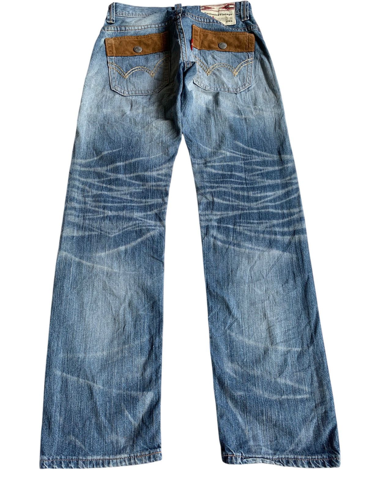 Other EDWIN XV BUSH PANTS NAVAJO STYLE FADED DISTRESSED DENIM Size US 31 - 3 Thumbnail