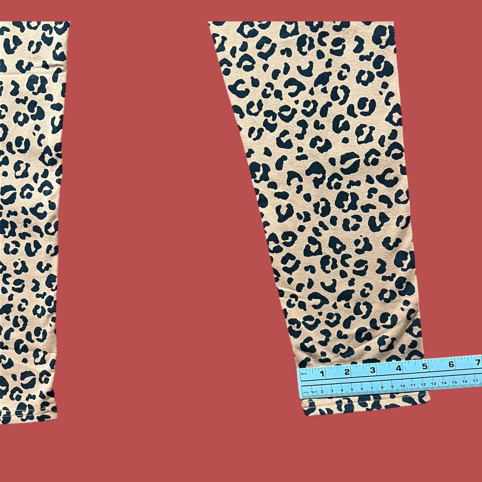 Other Wild Fable - Women's High Waisted Leopard Print Leggings - B Size 34" / US 12 / IT 48 - 7 Thumbnail