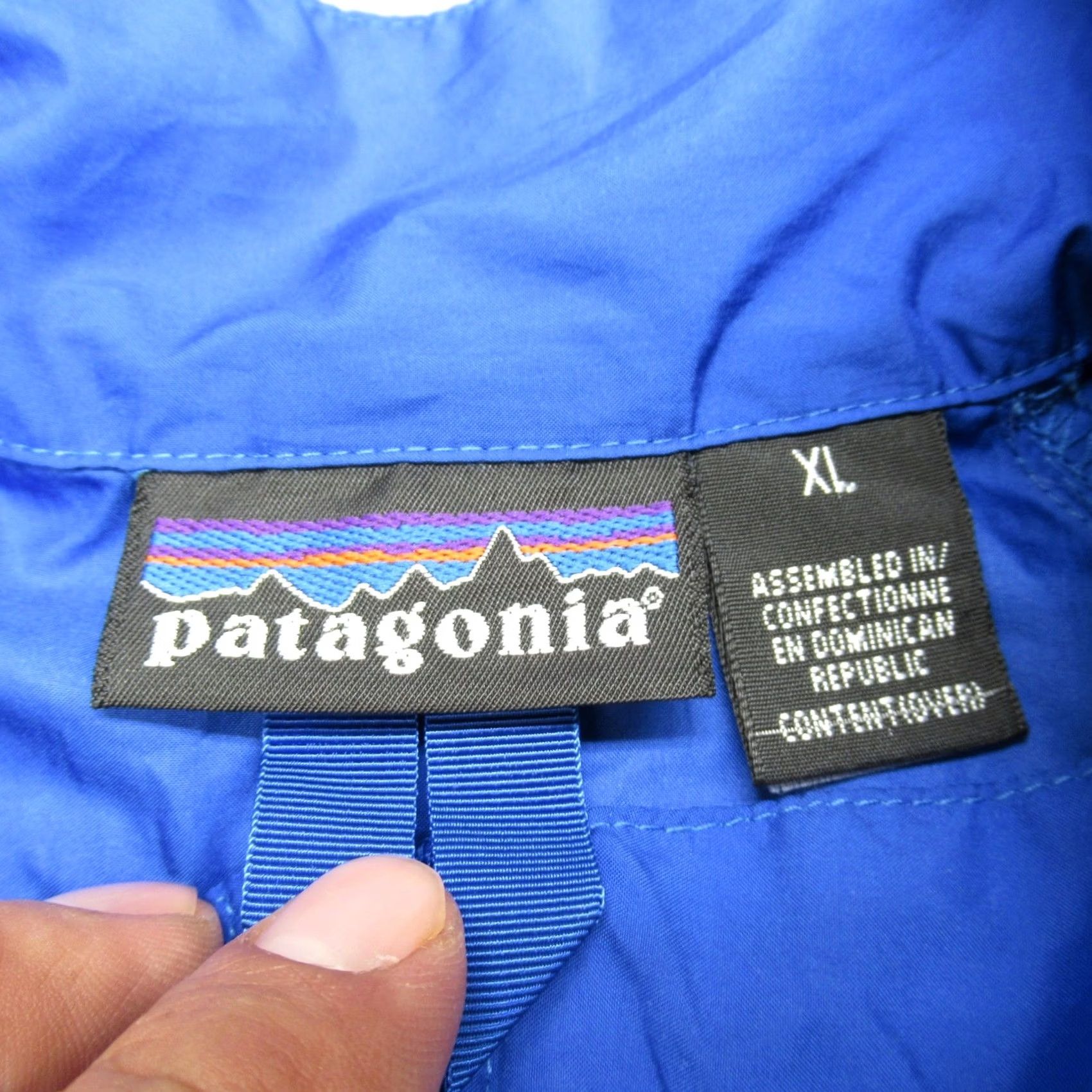 Patagonia VTG Patagonia Jacket Mens XL Blue Lightweight Packable Pullover Windbreaker Size US XL / EU 56 / 4 - 4 Thumbnail