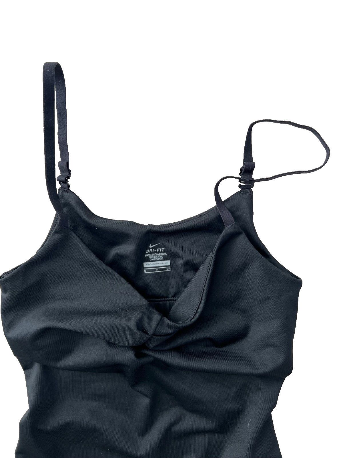 Nike Nike Strappy Cropped Jumpsuit Black ( S ) Size 25" / US 0 / IT 36 - 2 Thumbnail