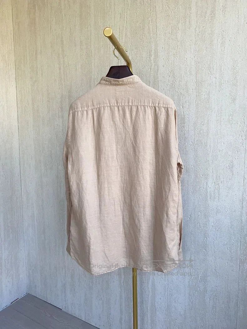 Brunello Cucinelli Brunello Cucinelli Beige Linen-Cotton Shirt. Size US XXL / EU 58 / 5 - 7 Thumbnail