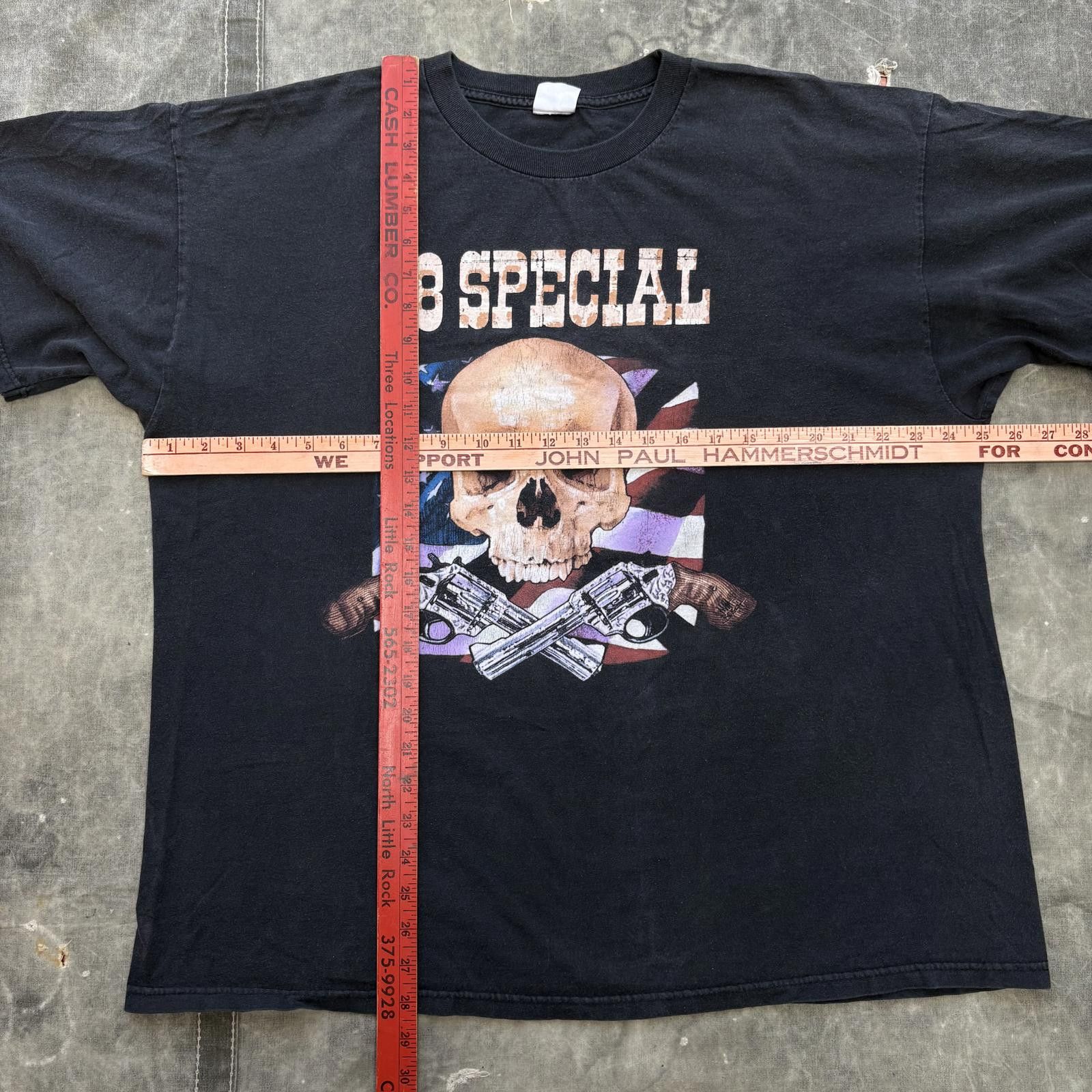 Band Tees Vintage Y2K .38 Special Southern Rock Skull Music Band Shirt Size US XL / EU 56 / 4 - 3 Thumbnail