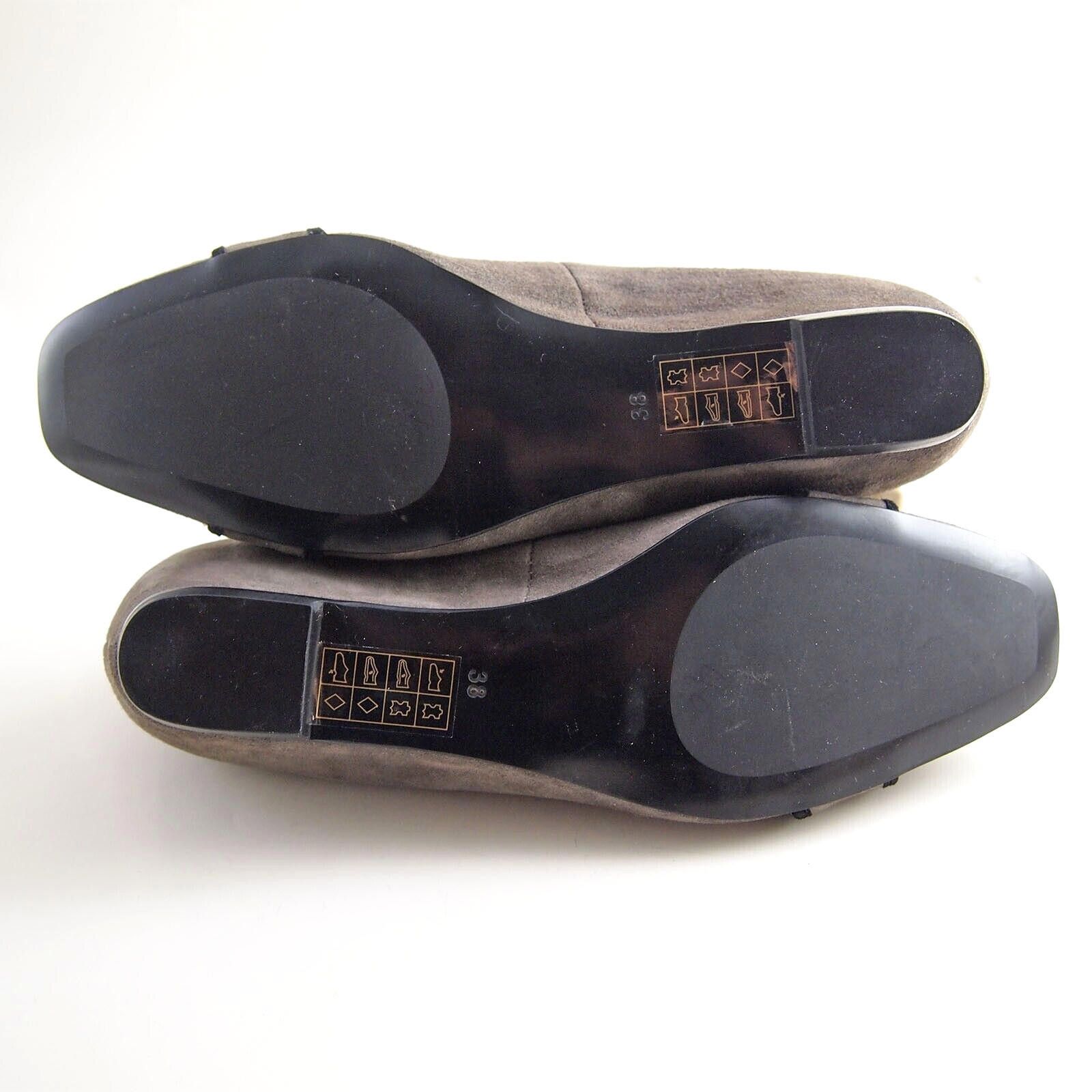 Designer Luciano Barachini Pumps Hidden Low Wedge Gray US 8 EU 38 Size US 8 / IT 38 - 9 Thumbnail