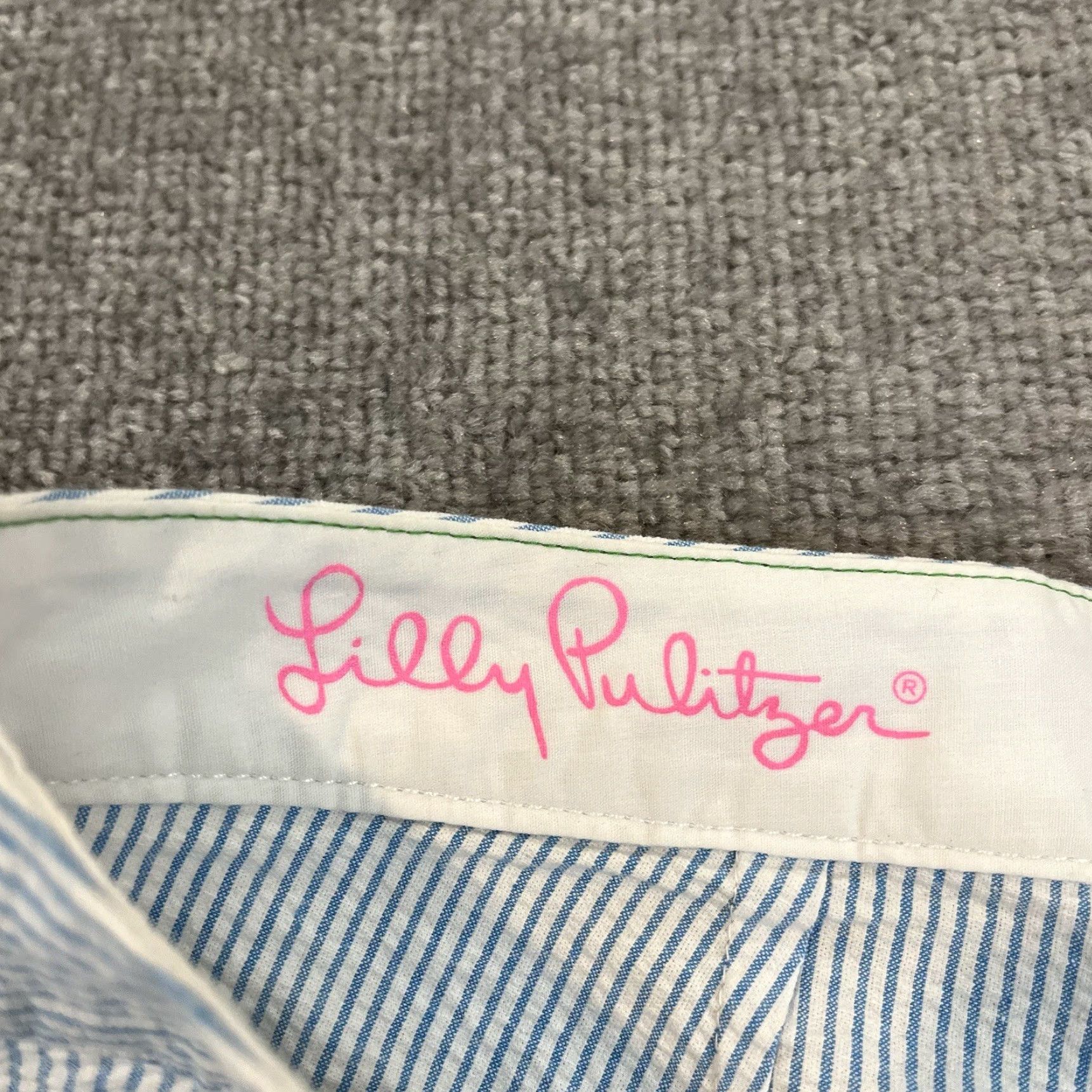 Lilly Pulitzer Lilly Pulitzer Shorts Womens Size 00 Buttercup Blue White Striped 92034 Size 24" / US 00 / IT 34 - 6 Thumbnail
