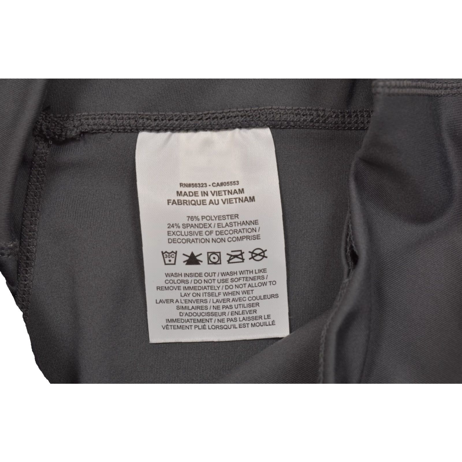 Nike Nike Dri-FIT Women's Gray High Waisted Leggings Size S Athletic Pants Skinny Ankle Logo Spring Summer Fall Womens Size 28" / US 6 / IT 42 - 2 Thumbnail