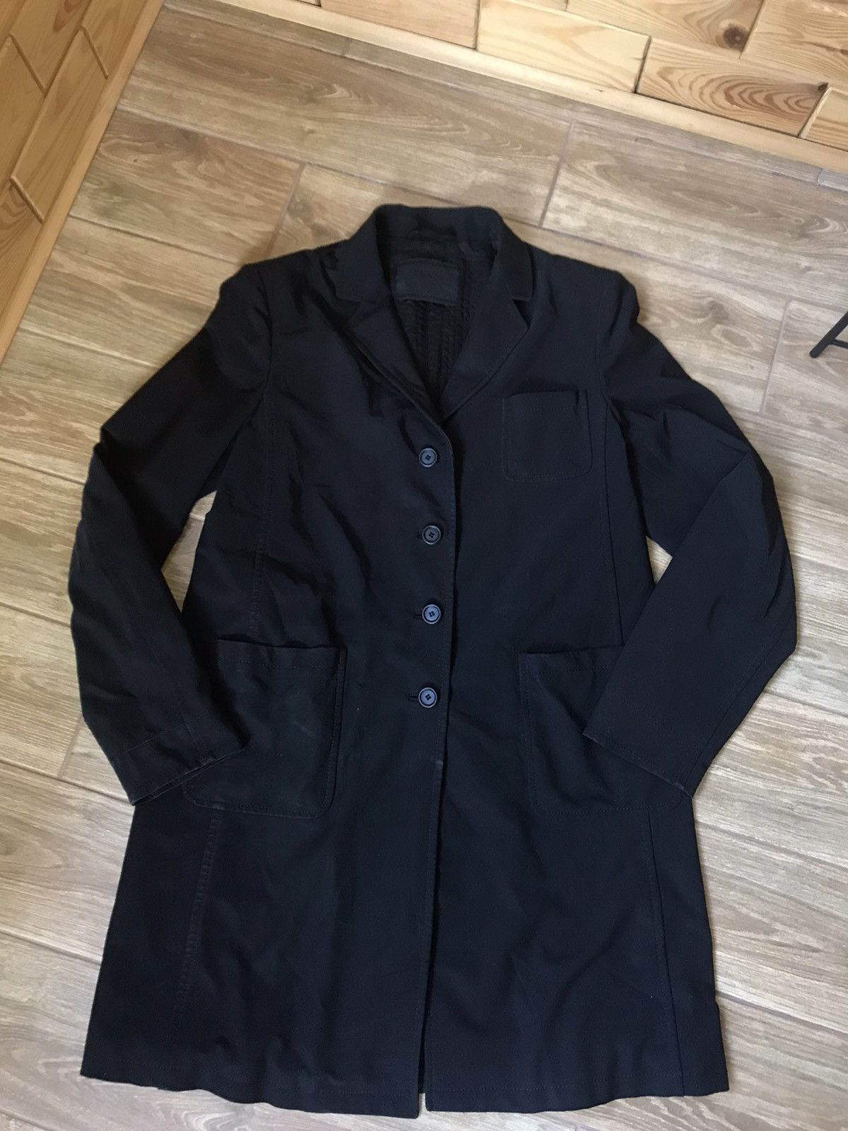 Prada Vintage Prada Milano Trench Coat Jacket Cloak Size L / US 10 / IT 46 - 3 Thumbnail