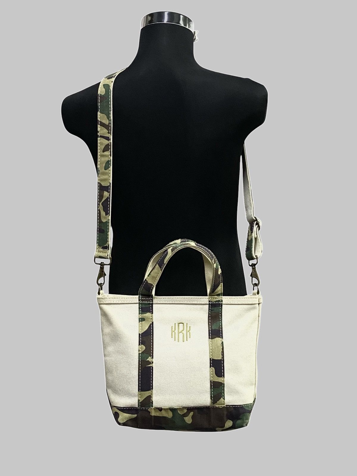 L.L. Bean × Vintage L.L.Bean “KRK” Camo Crossbody / Tote Bag Size ONE SIZE - 1 Thumbnail