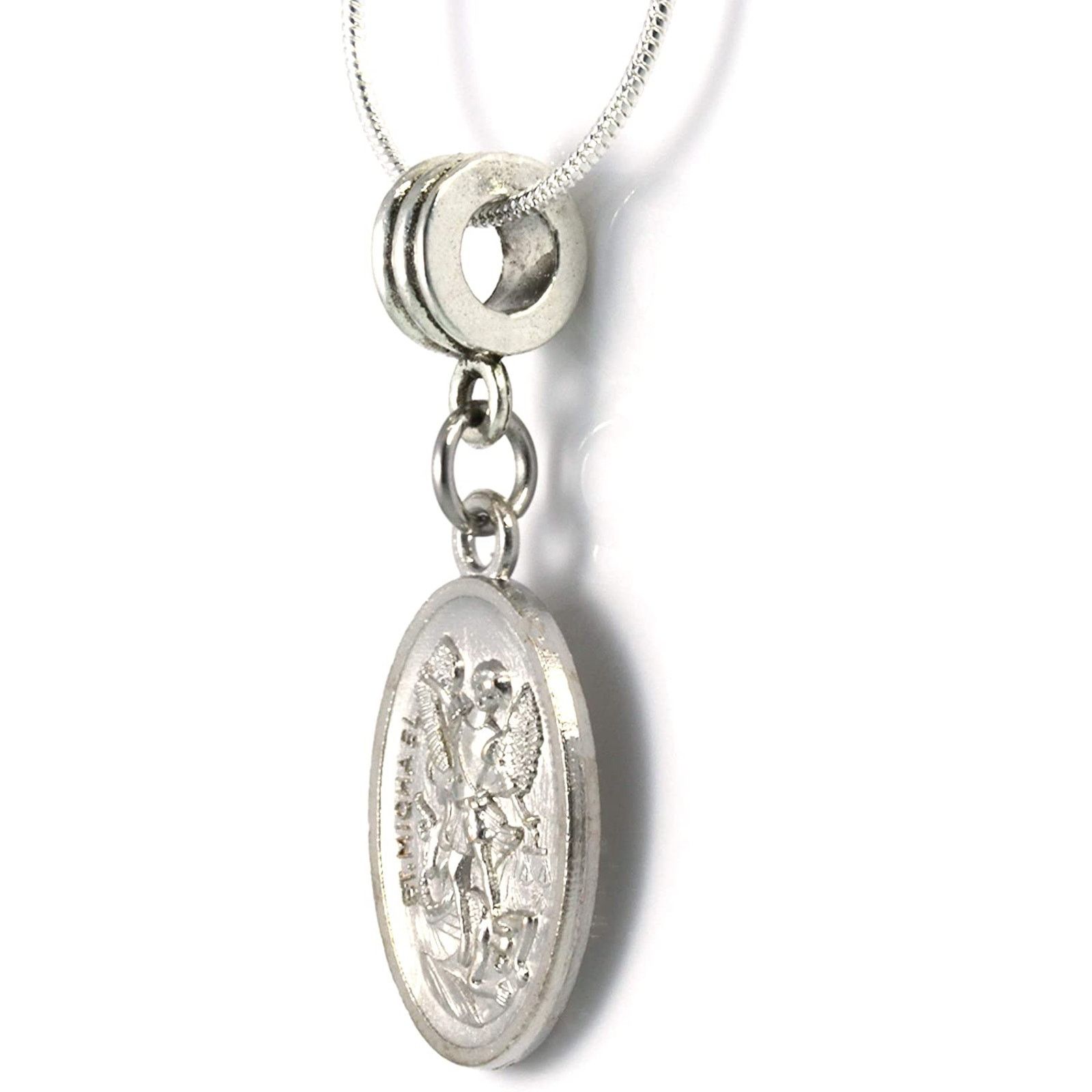 & Other Stories St Michael Necklace - A Saint Michael Pendant Protection Size ONE SIZE - 6 Thumbnail
