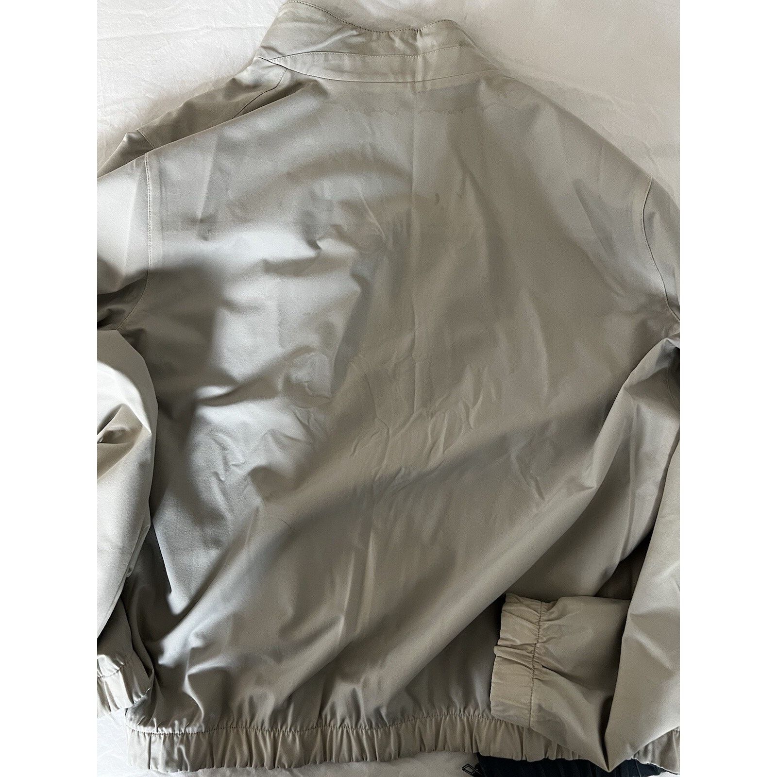 Loro Piana $6,950 Loro Piana Bomber Leather Reversible Blue/Ivory IT52 Size US L / EU 52-54 / 3 - 14 Thumbnail