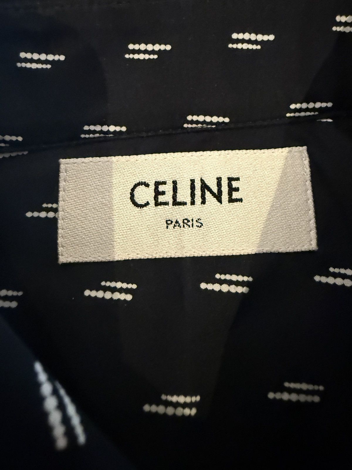 Celine SS19 Grail Celine lines stripe black white shirt Hedi 37 new Size US S / EU 44-46 / 1 - 19 Thumbnail