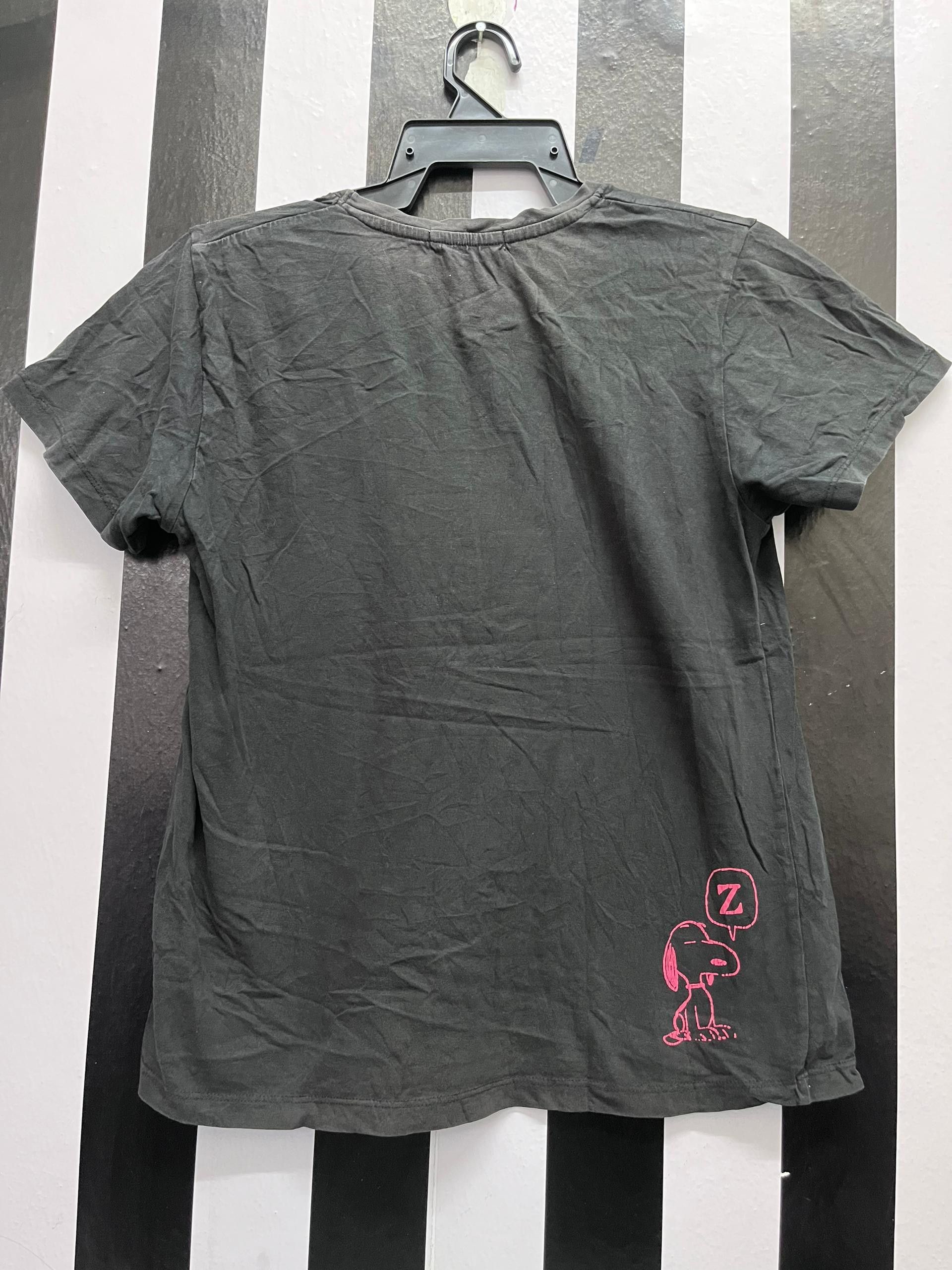 Peanuts Peanuts Shirt Womens Black Snoopy Graphic Tee Size S / US 4 / IT 40 - 6 Thumbnail