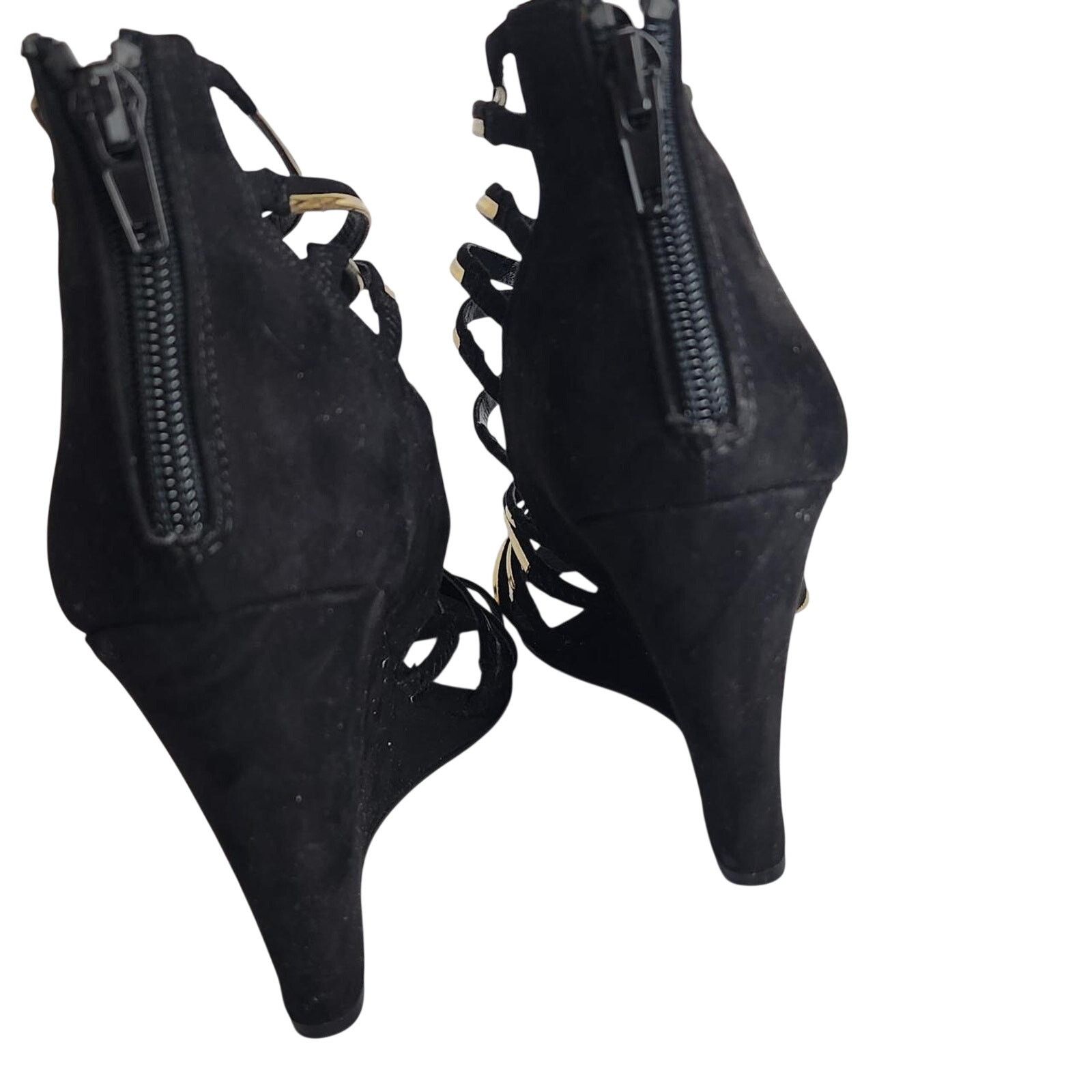 Express Black and gold express wedges Size US 6 / IT 36 - 3 Thumbnail