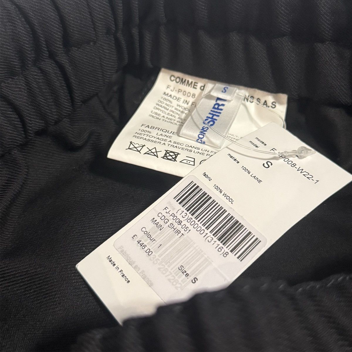 Other Comme Des Garcons CDG Wool Trousers Size US 31 - 4 Thumbnail
