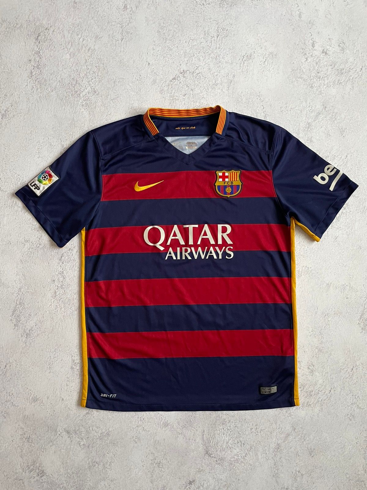 Pre-owned F C Barcelona X Nike Barcelona 2015/2016 Home Football Soccer Jersey Kit In Multicolor