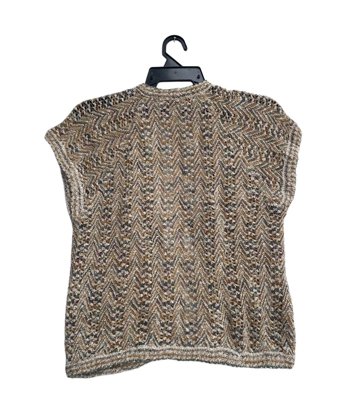 Missoni × Vintage Vtg 80s MISSONI crocket knit sweater cardigan Small size Size S / US 4 / IT 40 - 3 Thumbnail