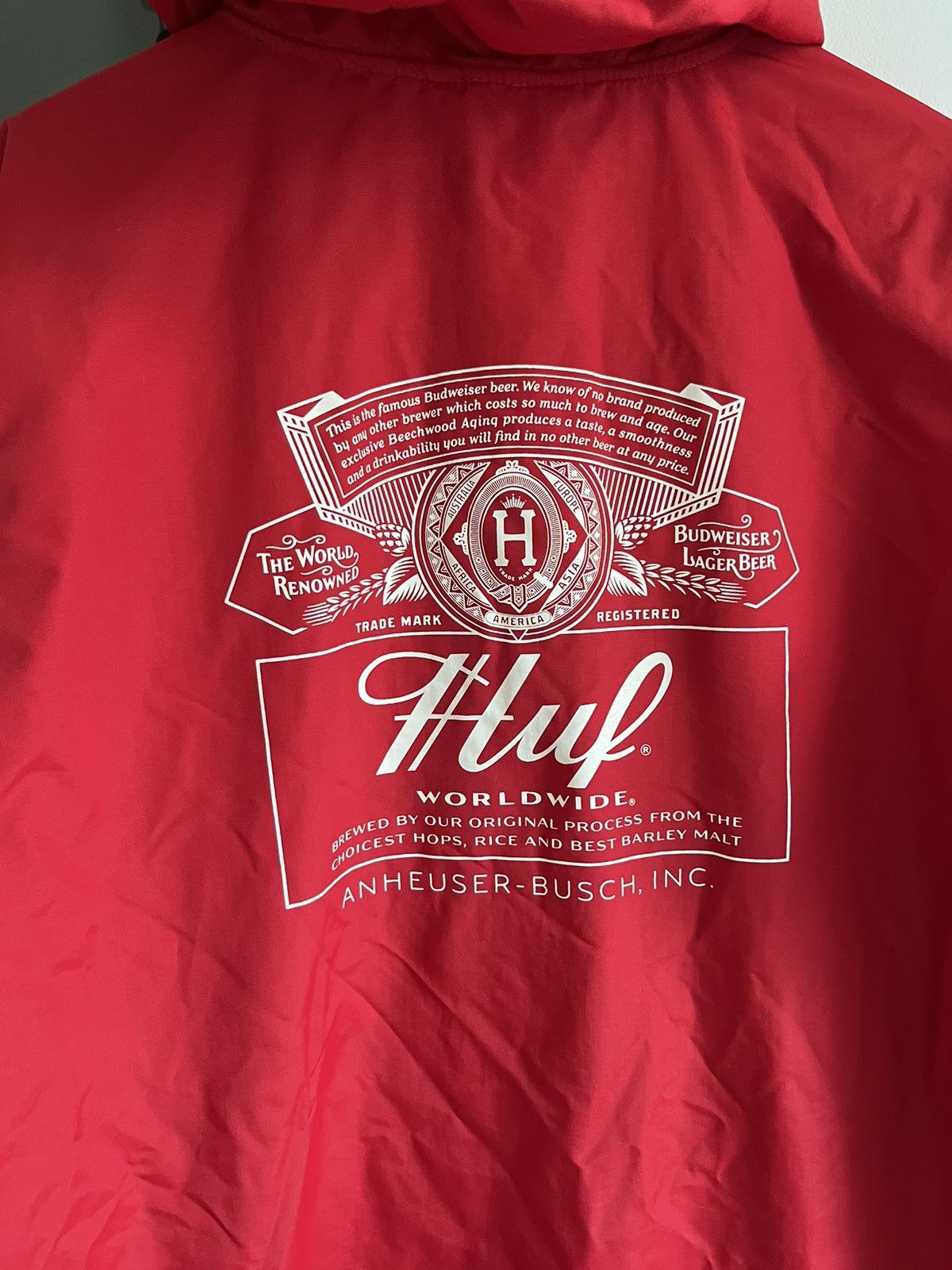 Budweiser × Huf HUF x Budweiser Anorak Jacket Size US M / EU 48-50 / 2 - 4 Thumbnail