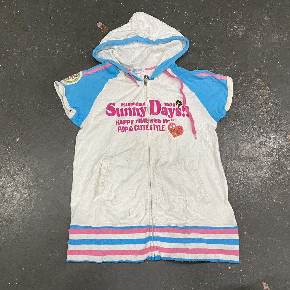 Angel Blue Angel blue sunny days zip hoodie short sleeve Size M / US 6-8 / IT 42-44 - 1 Thumbnail