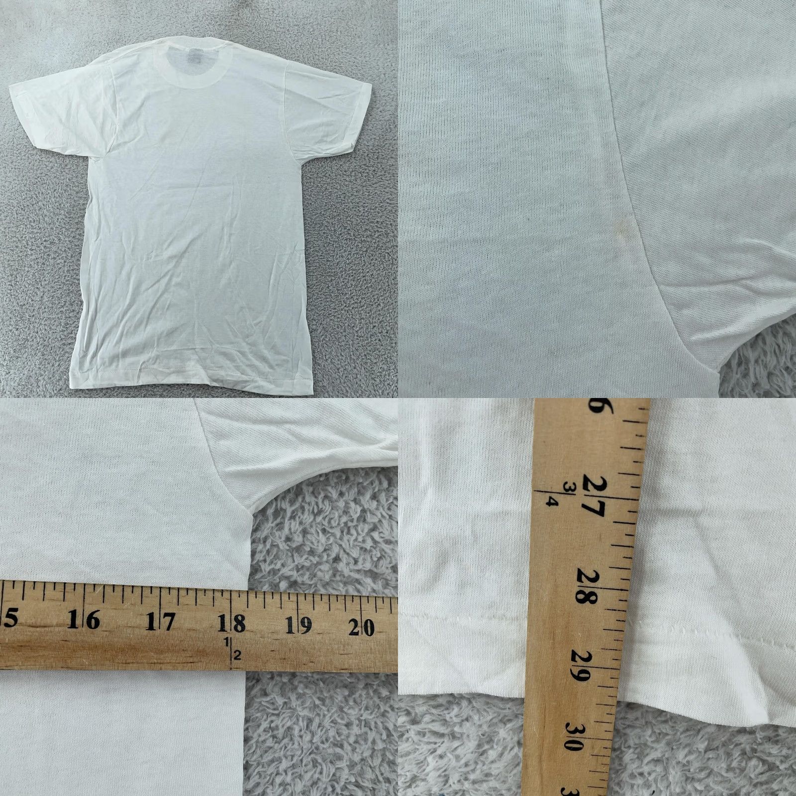 Vintage VINTAGE BVD Shirt Mens Small White 100% Combed Cotton Crewneck Plain Size US S / EU 44-46 / 1 - 8 Thumbnail