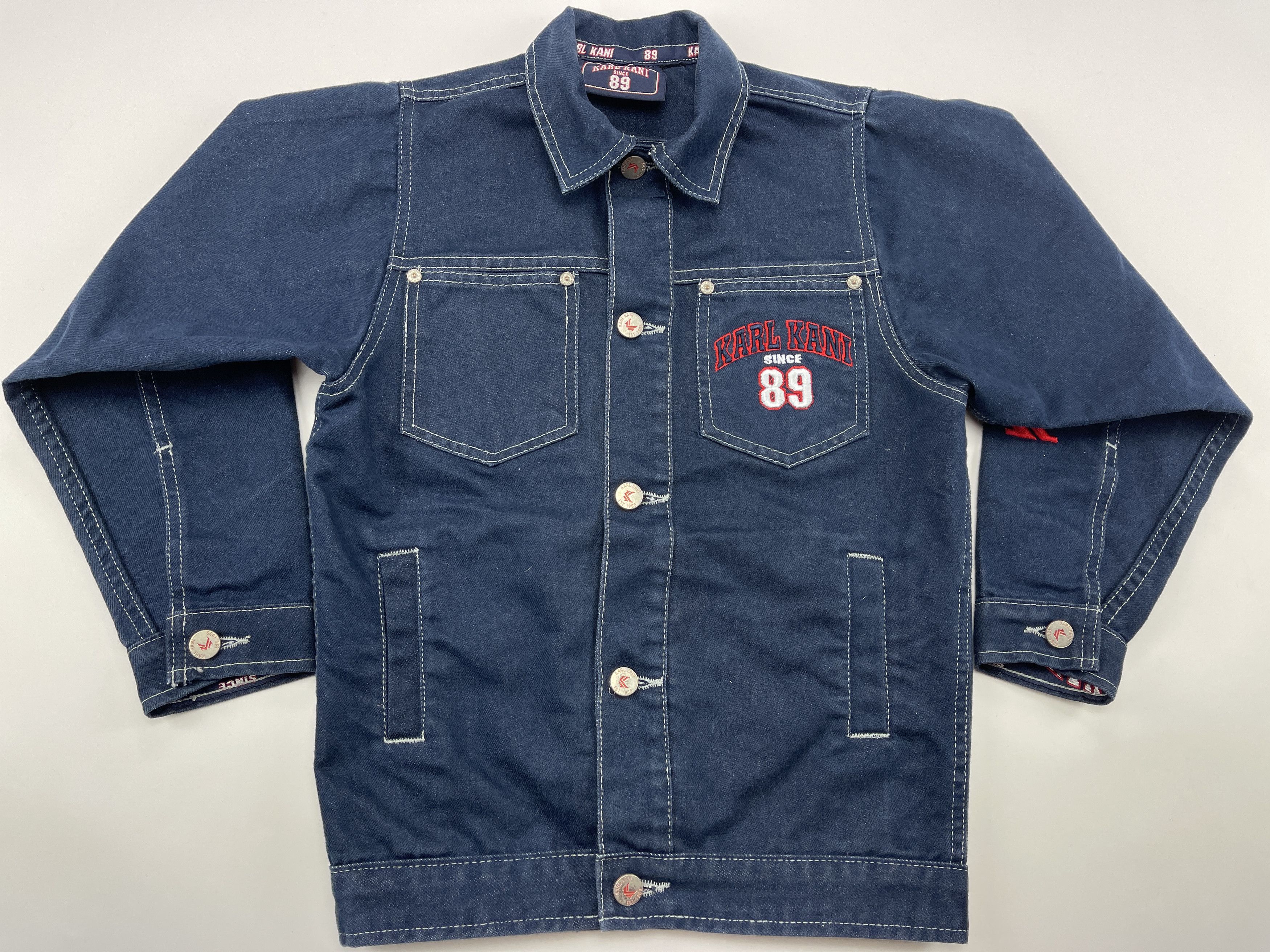 Karl Kani Womens Karl Kani jeans jacket, vintage Kani Ladies denim XS Size XS / US 0-2 / IT 36-38 - 10 Thumbnail
