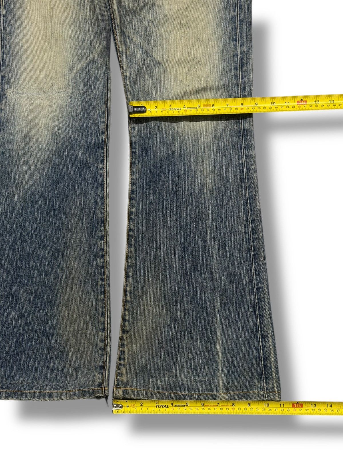 Edwin Vintage Edwin 503s Japan Wide Leg Jeans | Y2K Bell Bottom Size US 31 - 19 Thumbnail