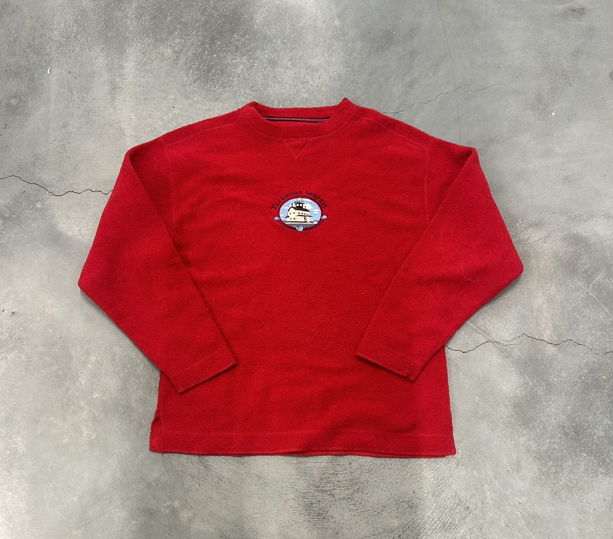 Vintage Vintage Red Gear Fleece Size US L / EU 52-54 / 3 - 1 Thumbnail