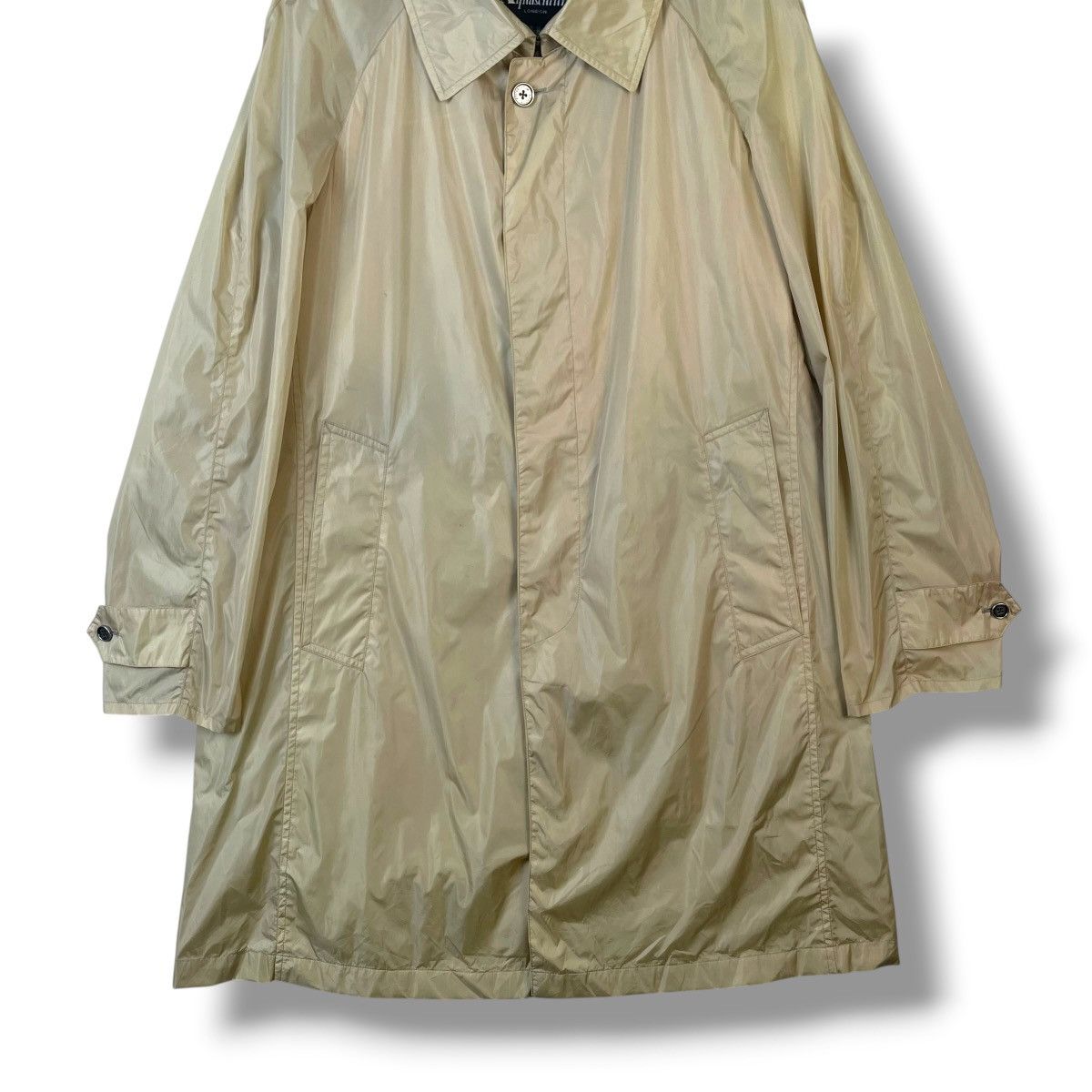 Aquascutum AQUASCUTUM LONDON NYLON BLEND LONG COAT JACKET Size US L / EU 52-54 / 3 - 6 Thumbnail