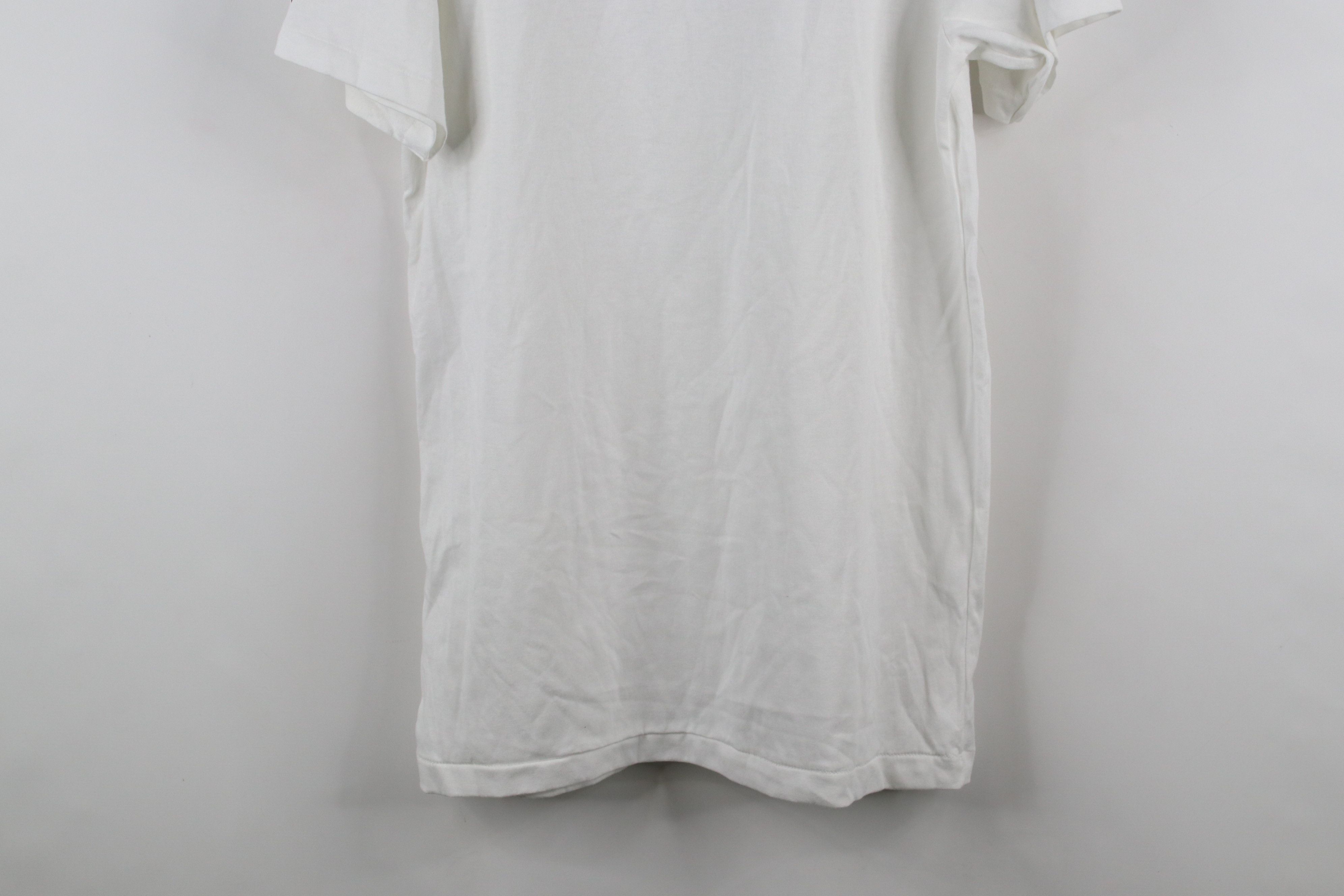 Vintage Deadstock Vintage 90s Streetwear Henley T-Shirt White USA Size US L / EU 52-54 / 3 - 12 Thumbnail