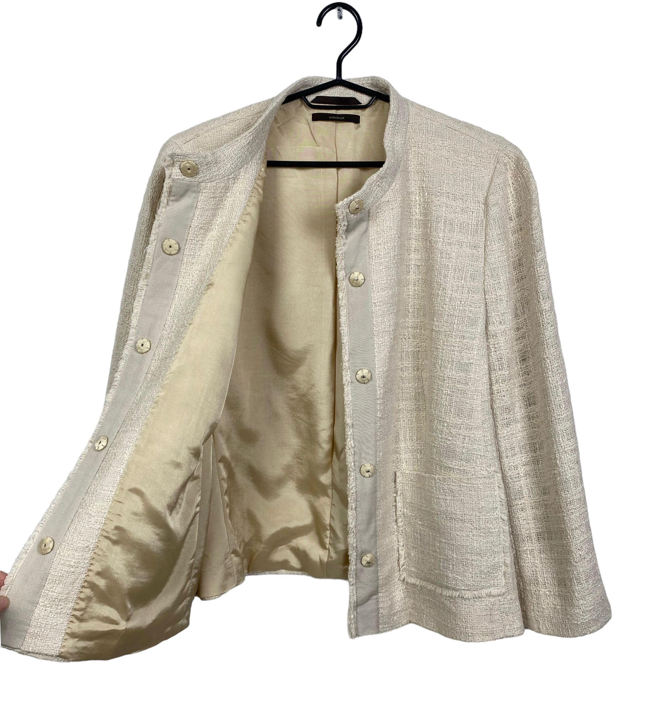 Designer Windsor womens structured jacket size 44 Size M / US 6-8 / IT 42-44 - 9 Thumbnail