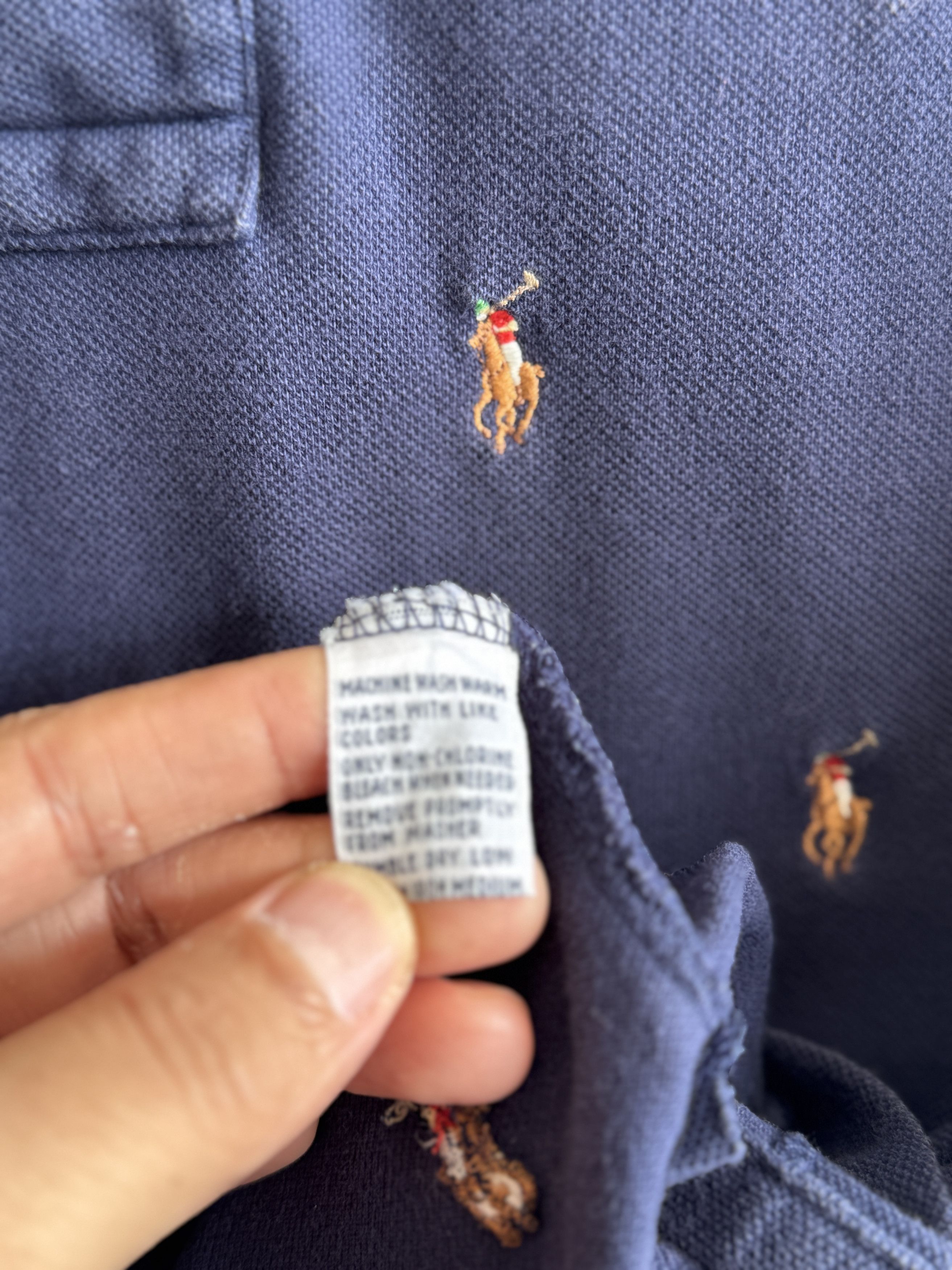 Polo Ralph Lauren Polo Ralph Lauren Monogram Embroidery Vintage Shirt Size US S / EU 44-46 / 1 - 4 Thumbnail