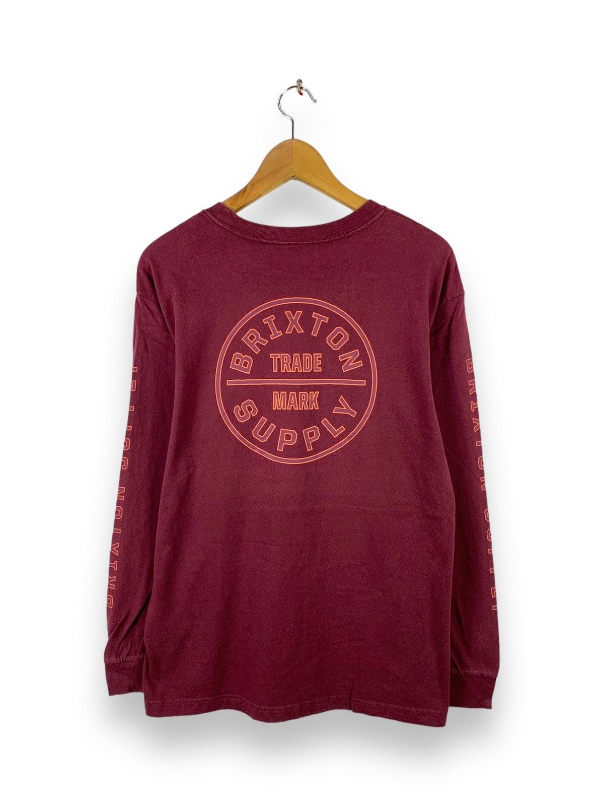 Brixton Steals! Brixton Mfg Trade Supply Longsleeves Tee Size US M / EU 48-50 / 2 - 1 Thumbnail