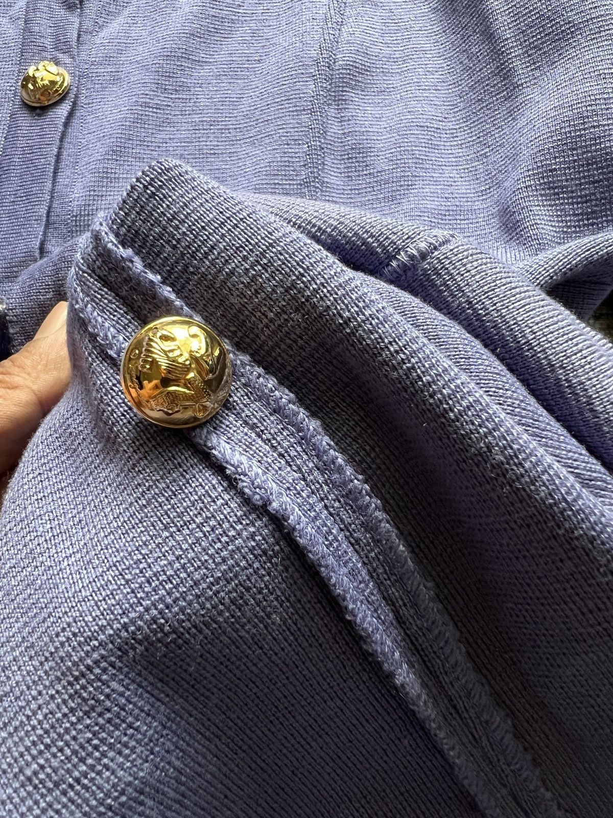 Salvatore Ferragamo Salvatore Ferragamo Knitted Long Button Up Cardigan/Sweater Size L / US 10 / IT 46 - 9 Thumbnail