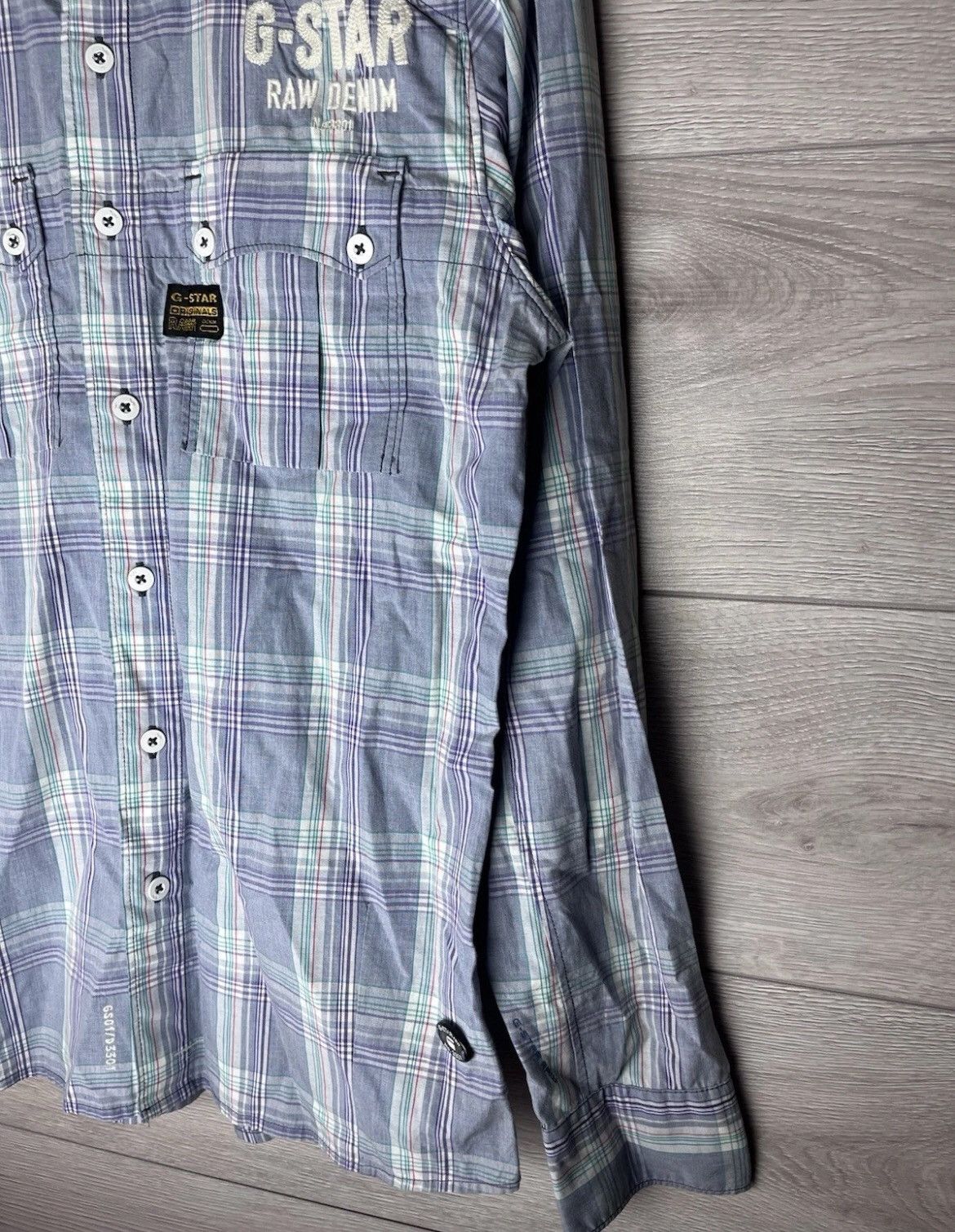 G-Star Mens shirt G-Star Raw size M vintage Size US M / EU 48-50 / 2 - 3 Thumbnail
