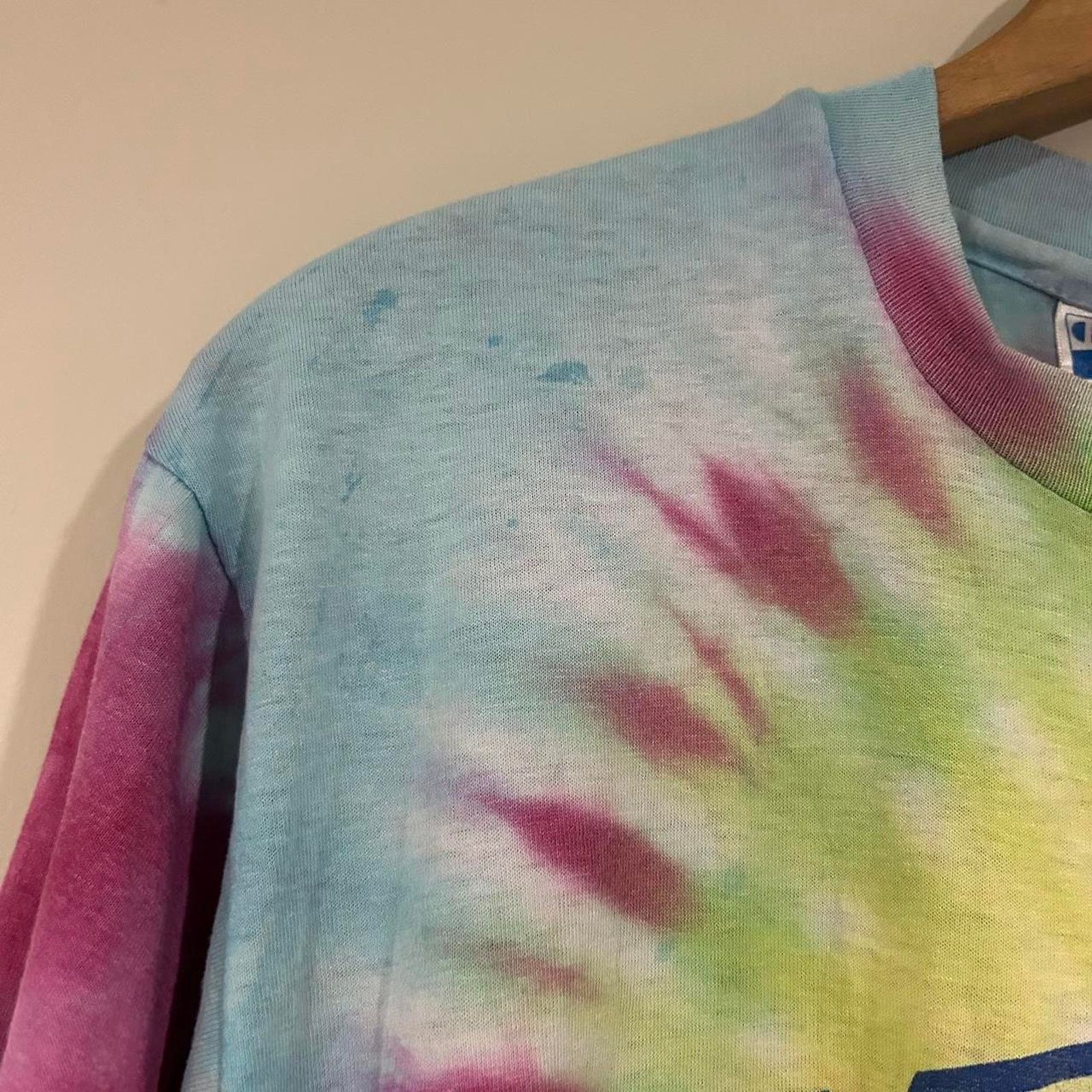 Hanes Vintage UCLA Bruins Tie Dye Tee Shirt Size US L / EU 52-54 / 3 - 4 Thumbnail