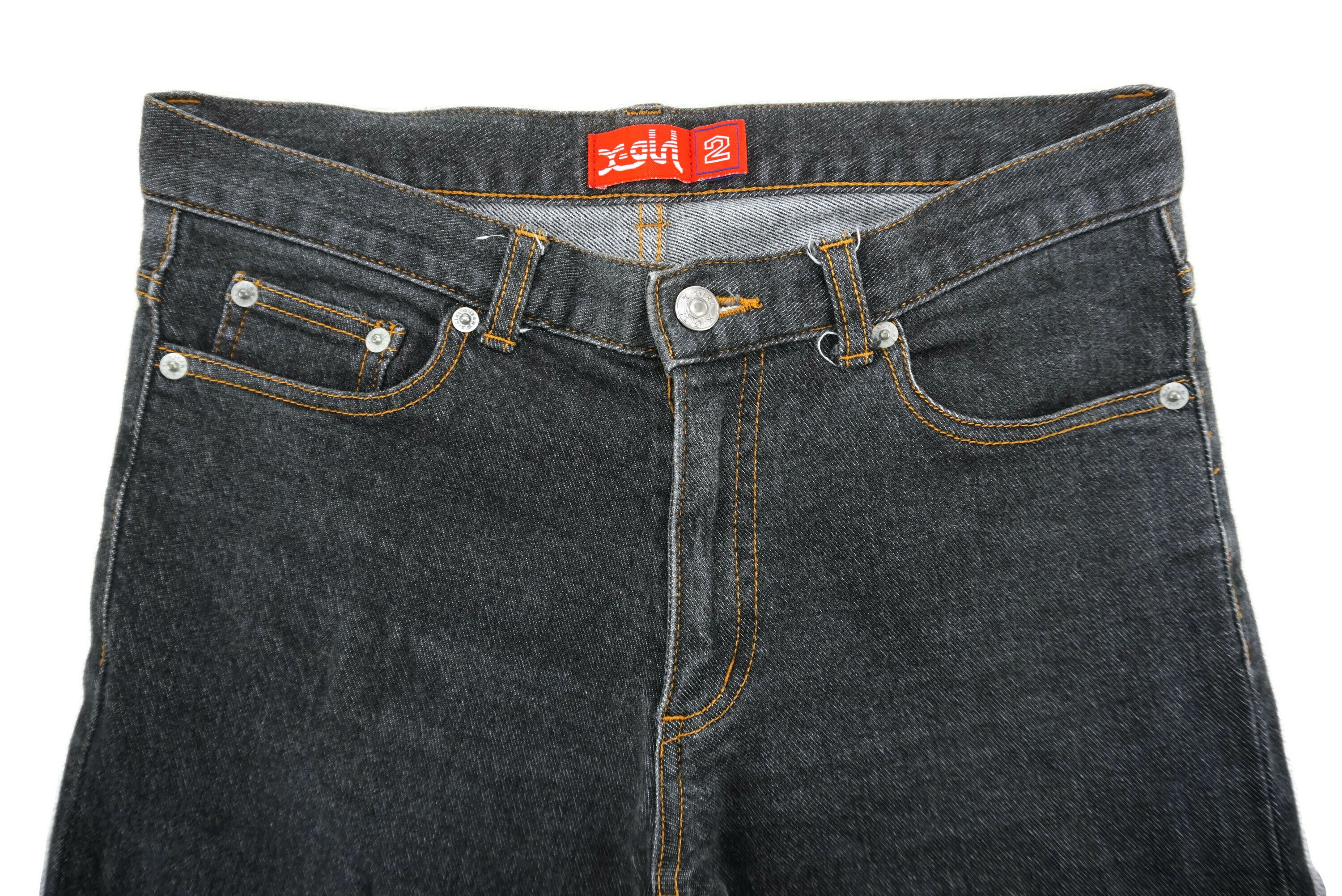Japanese Brand X-girl Jeans fit W29xL27 Low-Rise Slim Cropped Denim Size 26" / US 2 / IT 38 - 3 Thumbnail