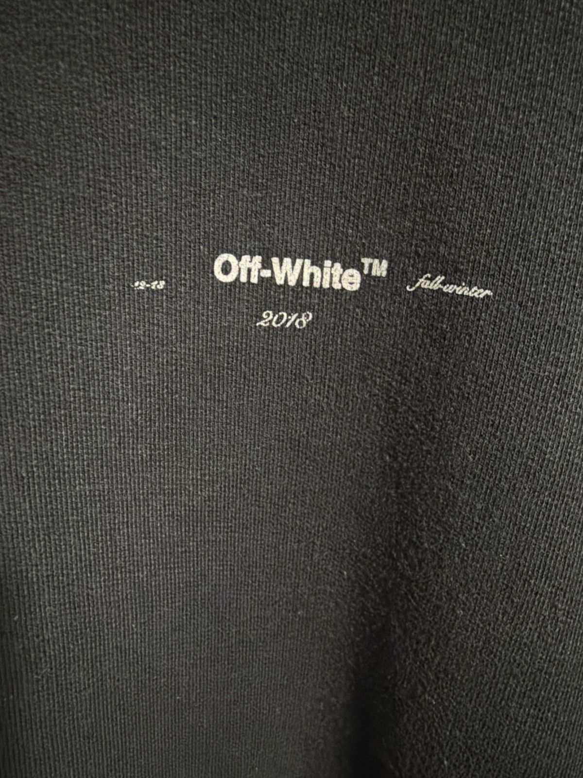 Off-White Off White 2018 Graphic Print T-Shirt Size US M / EU 48-50 / 2 - 2 Thumbnail