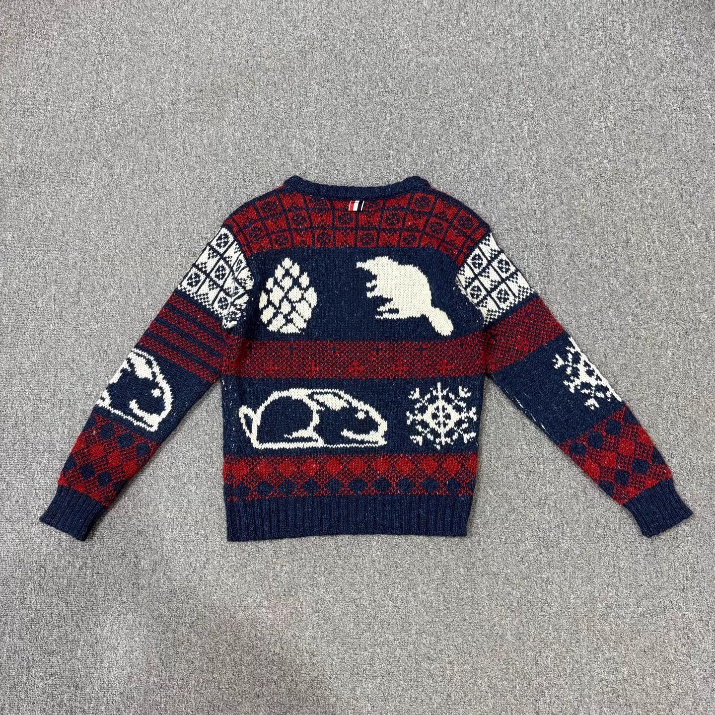 Thom Browne Thom Browne animal print sweater 2 99 new Size US M / EU 48-50 / 2 - 2 Thumbnail