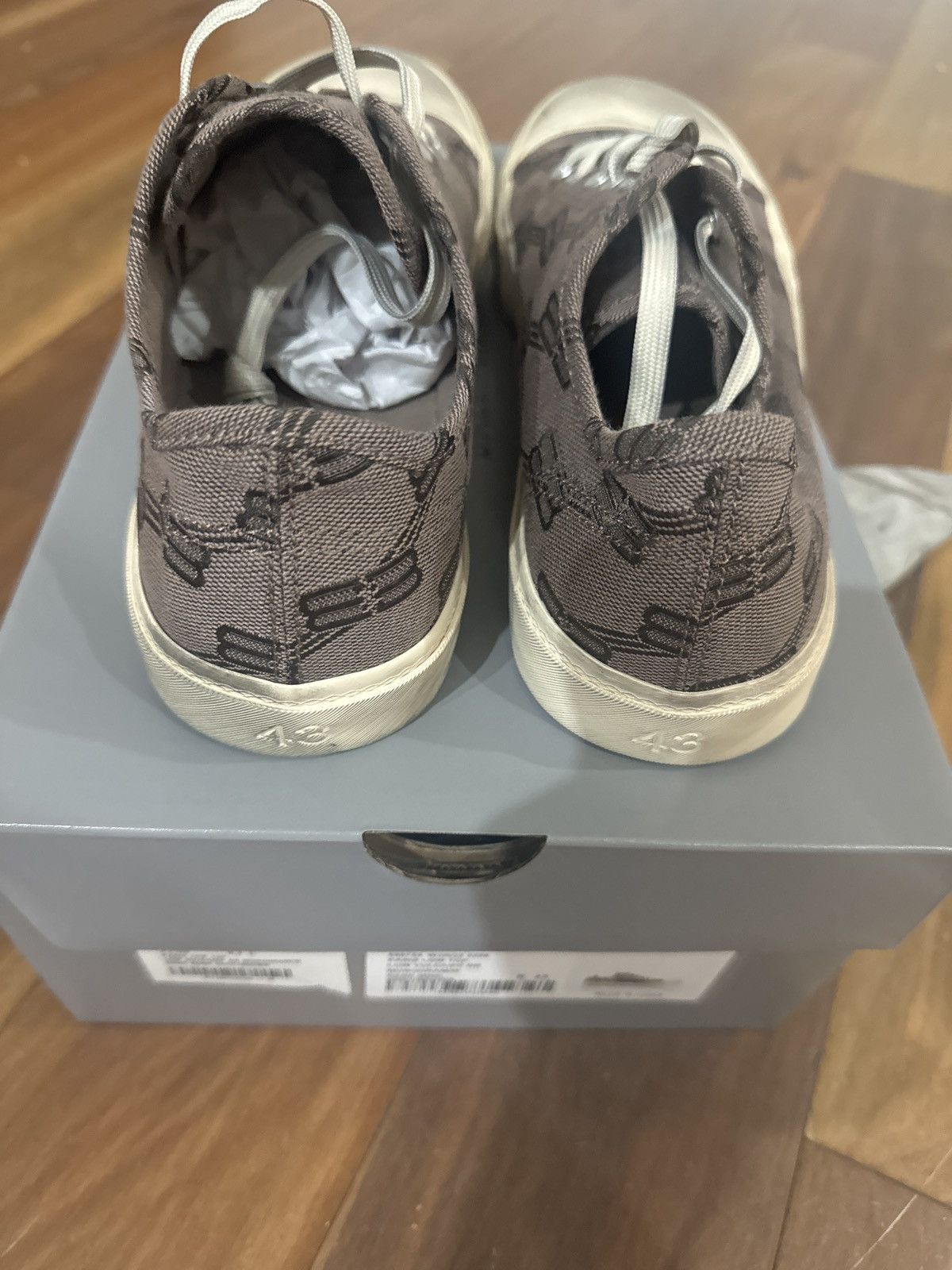 Balenciaga Balenciaga Paris low top monogram sneakers Size US 10 / EU 43 - 4 Thumbnail