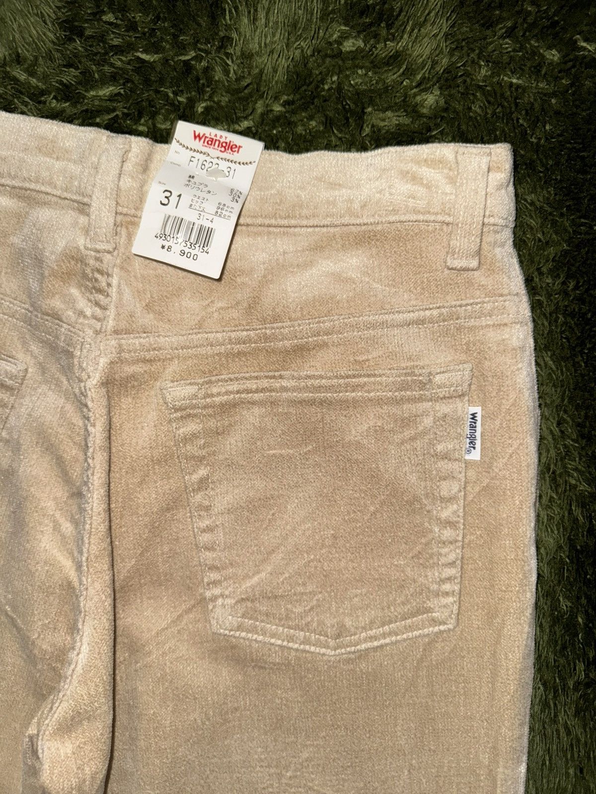 Wrangler [31] Wrangler Textured Bootcut Pants Beige MADE IN JAPAN Size US 31 - 10 Thumbnail