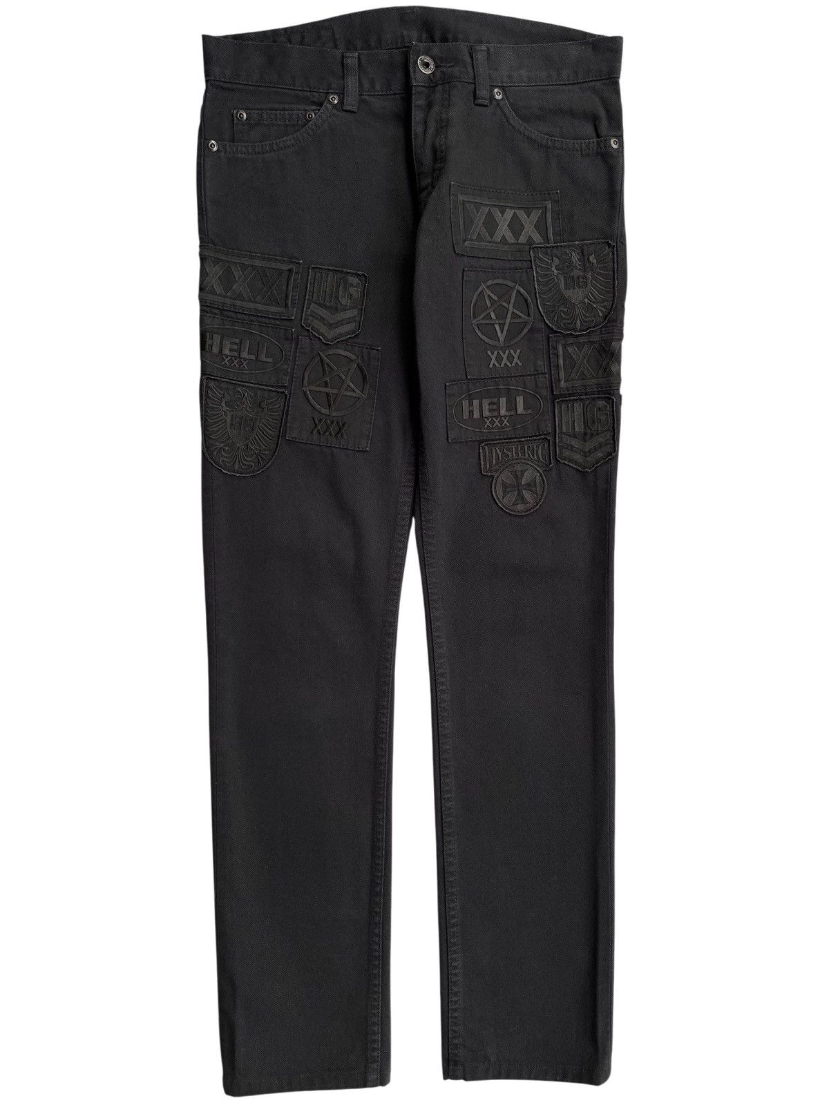 Hysteric Glamour XXX Patch Denim Size US 30 / EU 46 - 2 Thumbnail