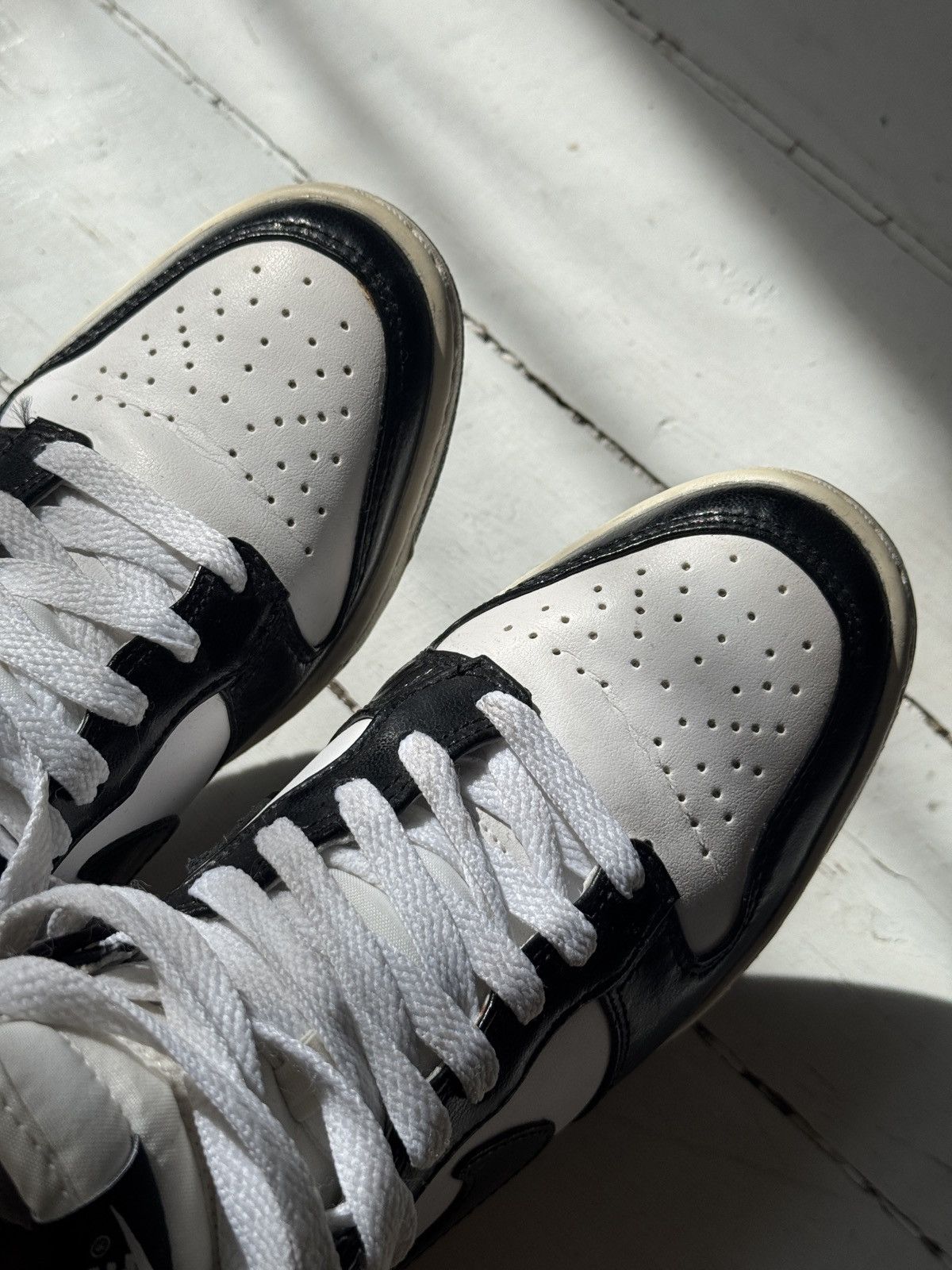 Nike VINTAGE NIKE BECKETT HIGH PLATFORM SNEAKERS SHOES Size US 6.5 / IT 36.5 - 6 Thumbnail